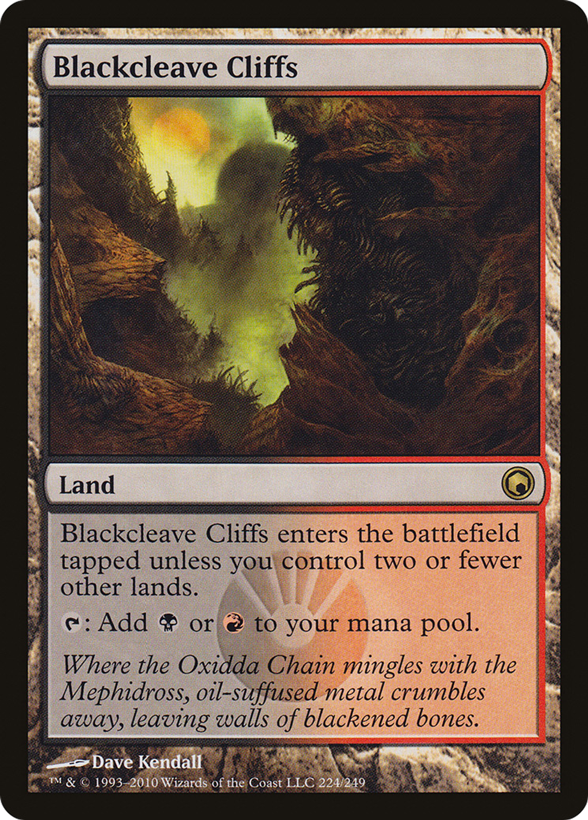 Blackcleave Cliffs — Scars of Mirrodin — Magic: The Gathering