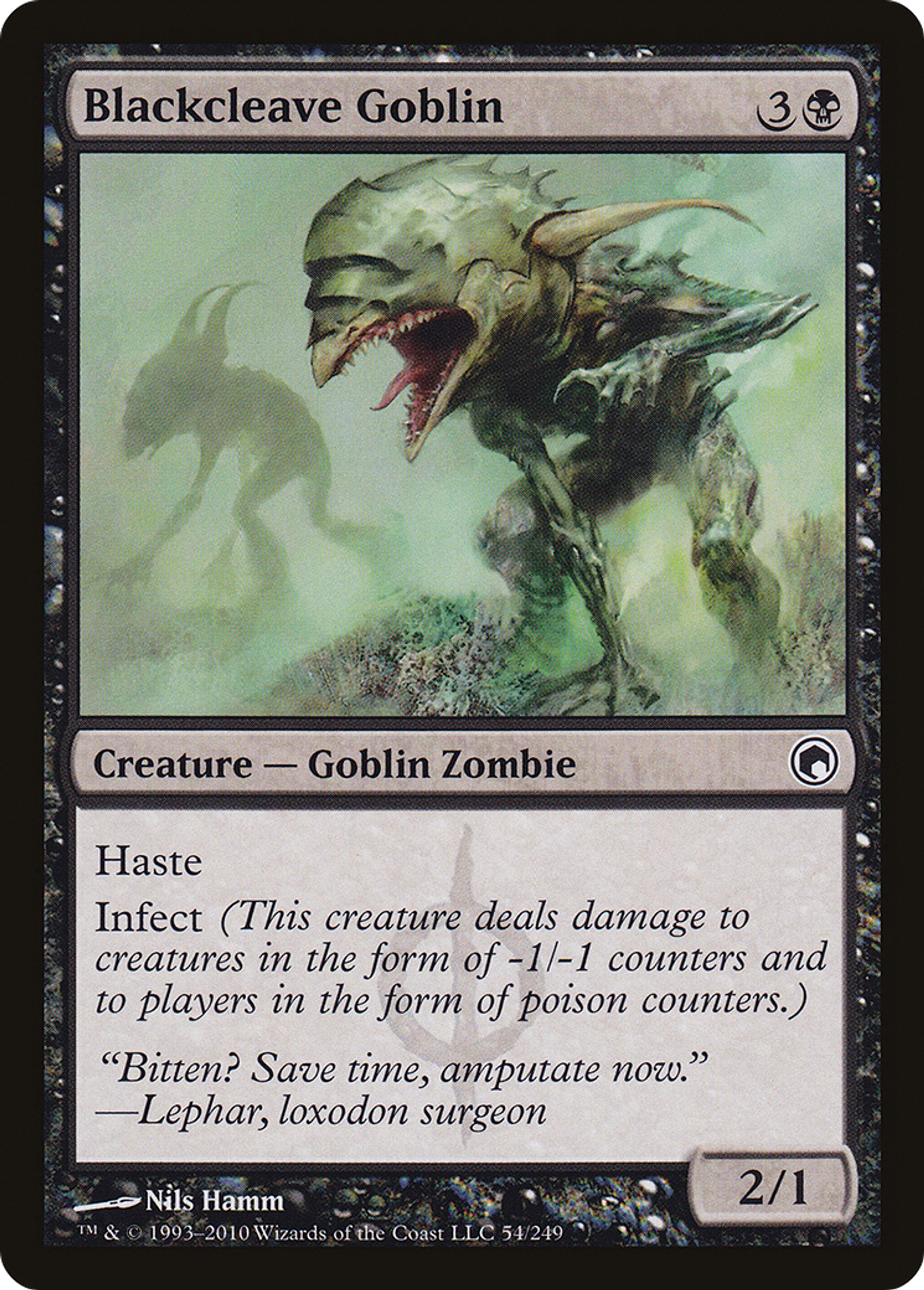 Blackcleave Goblin — Scars of Mirrodin — Magic: The Gathering
