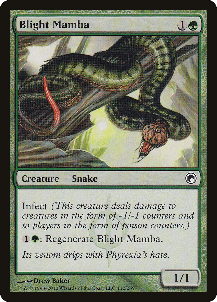 Blight Mamba — Scars of Mirrodin — Magic: The Gathering