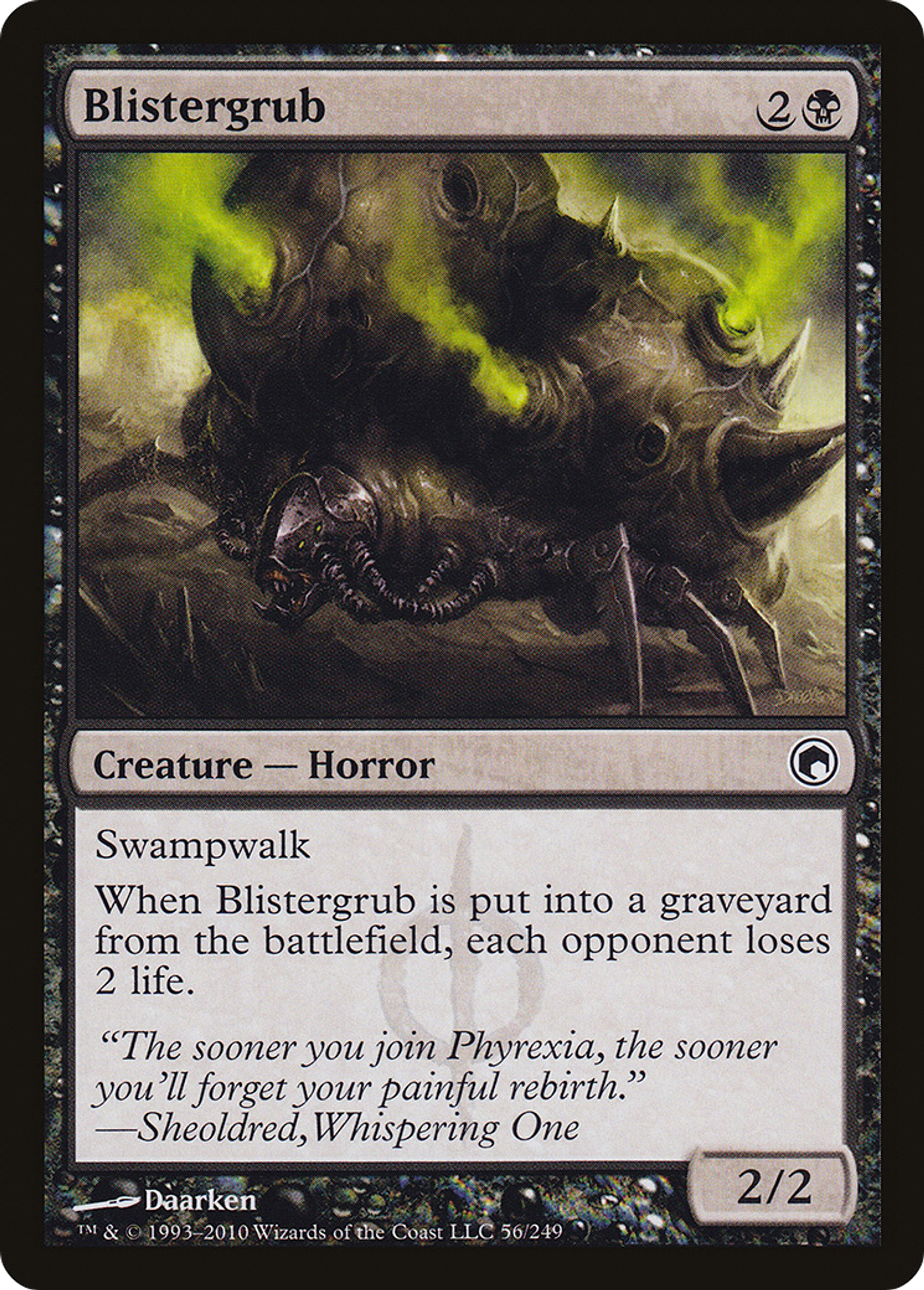 Blistergrub — Scars of Mirrodin — Magic: The Gathering