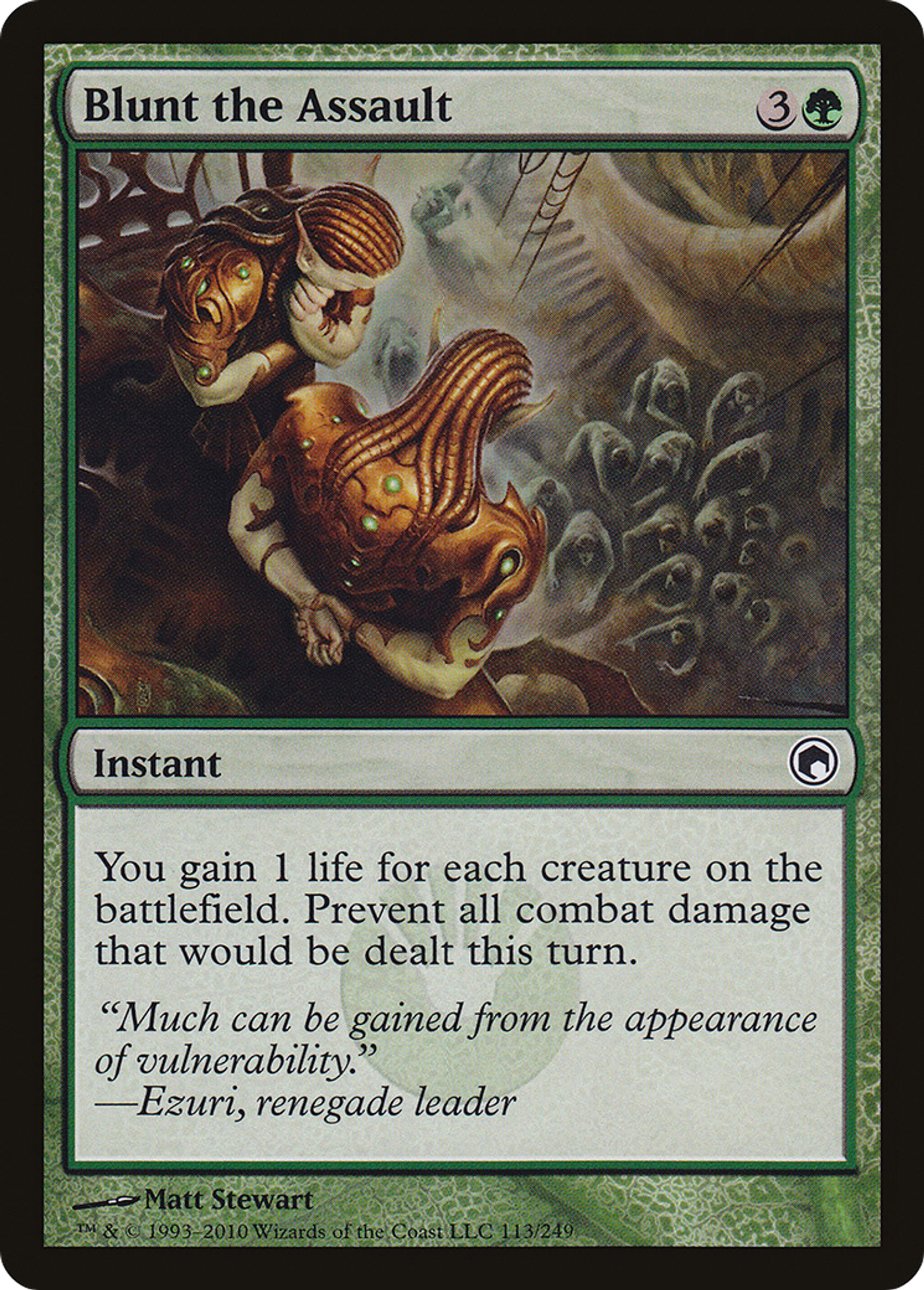 Blunt the Assault — Scars of Mirrodin — Magic: The Gathering