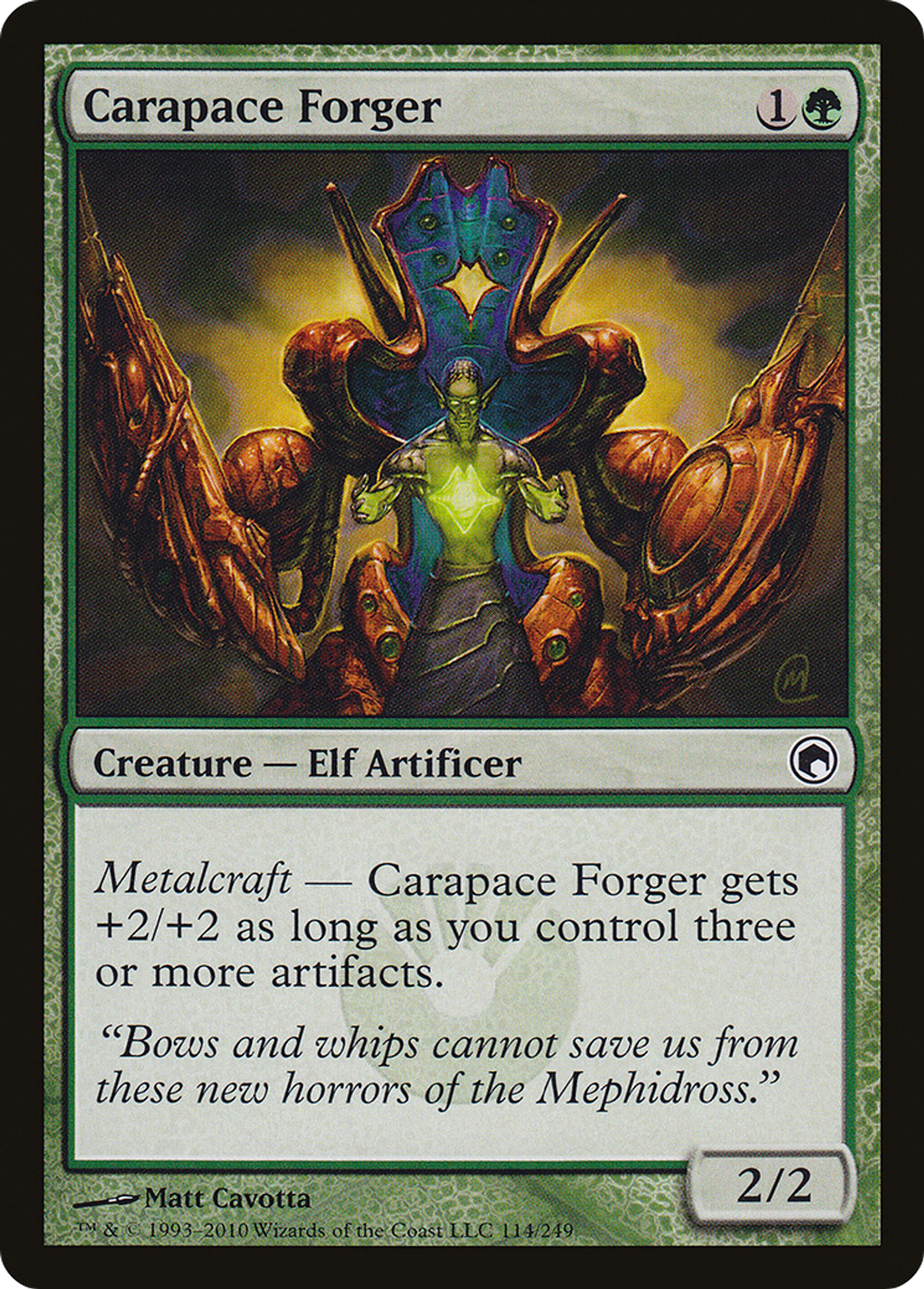 Carapace Forger — Scars of Mirrodin — Magic: The Gathering