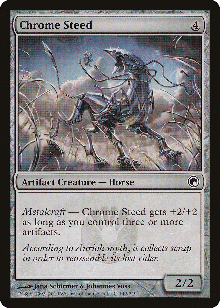 Chrome Steed — Scars of Mirrodin — Magic: The Gathering