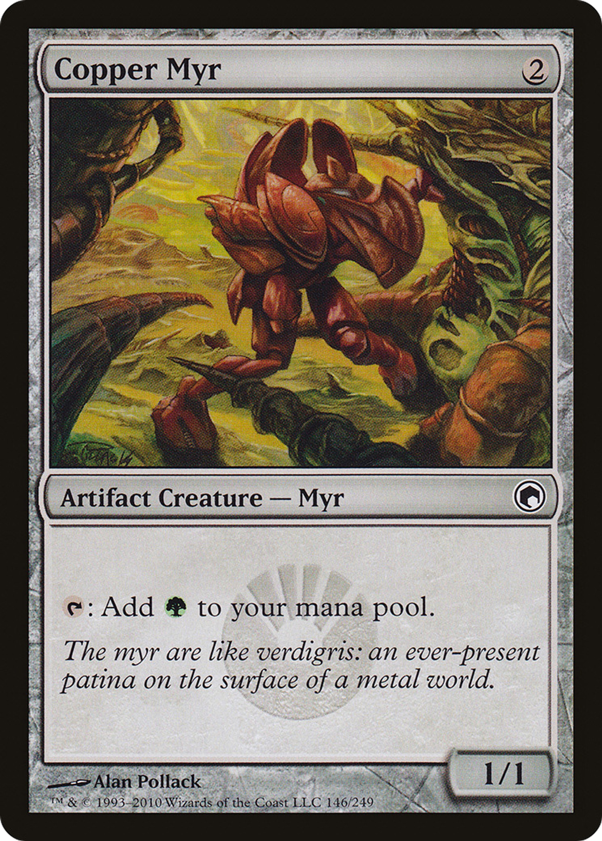 Copper Myr — Scars of Mirrodin — Magic: The Gathering