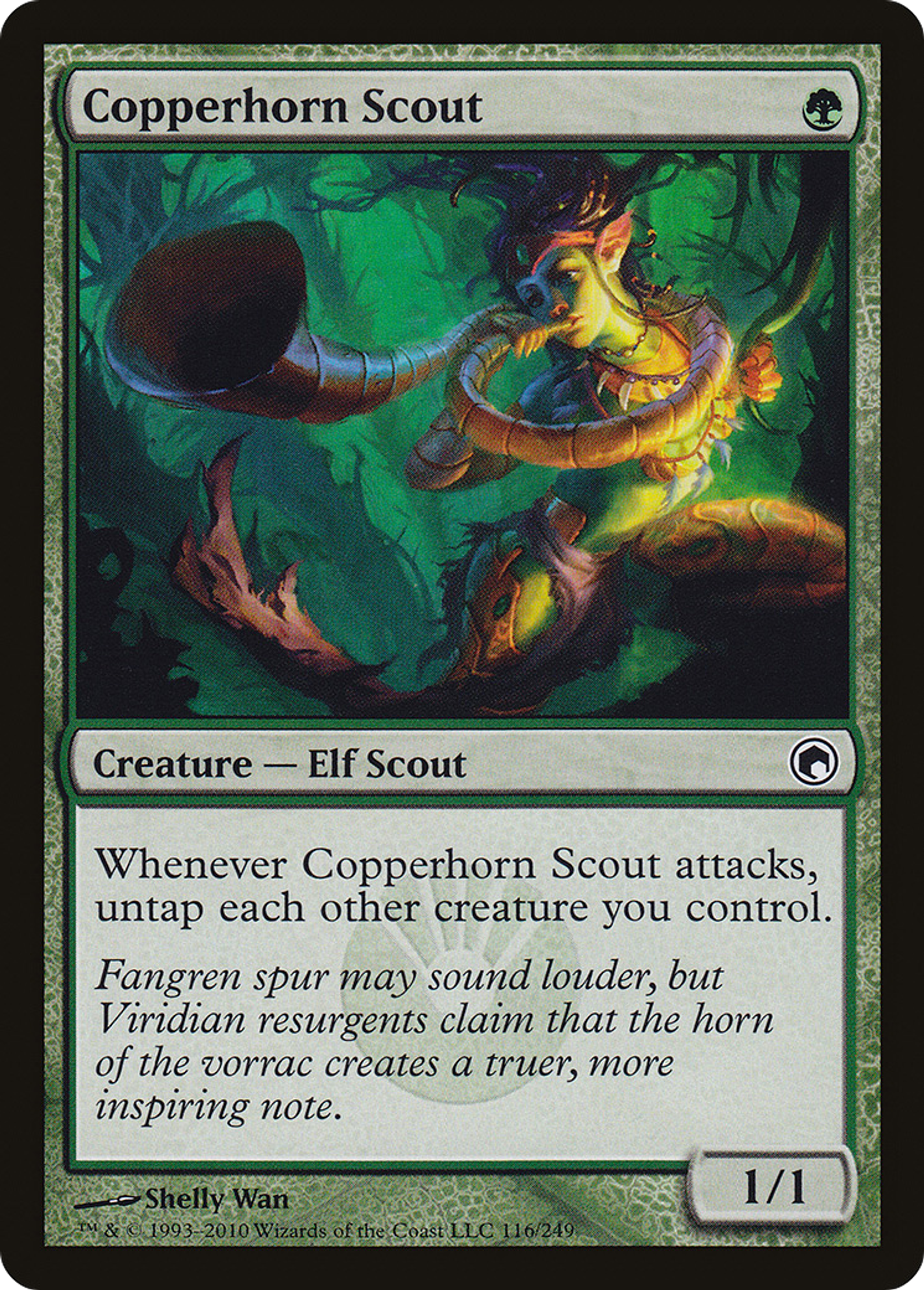 Copperhorn Scout — Scars of Mirrodin — Magic: The Gathering