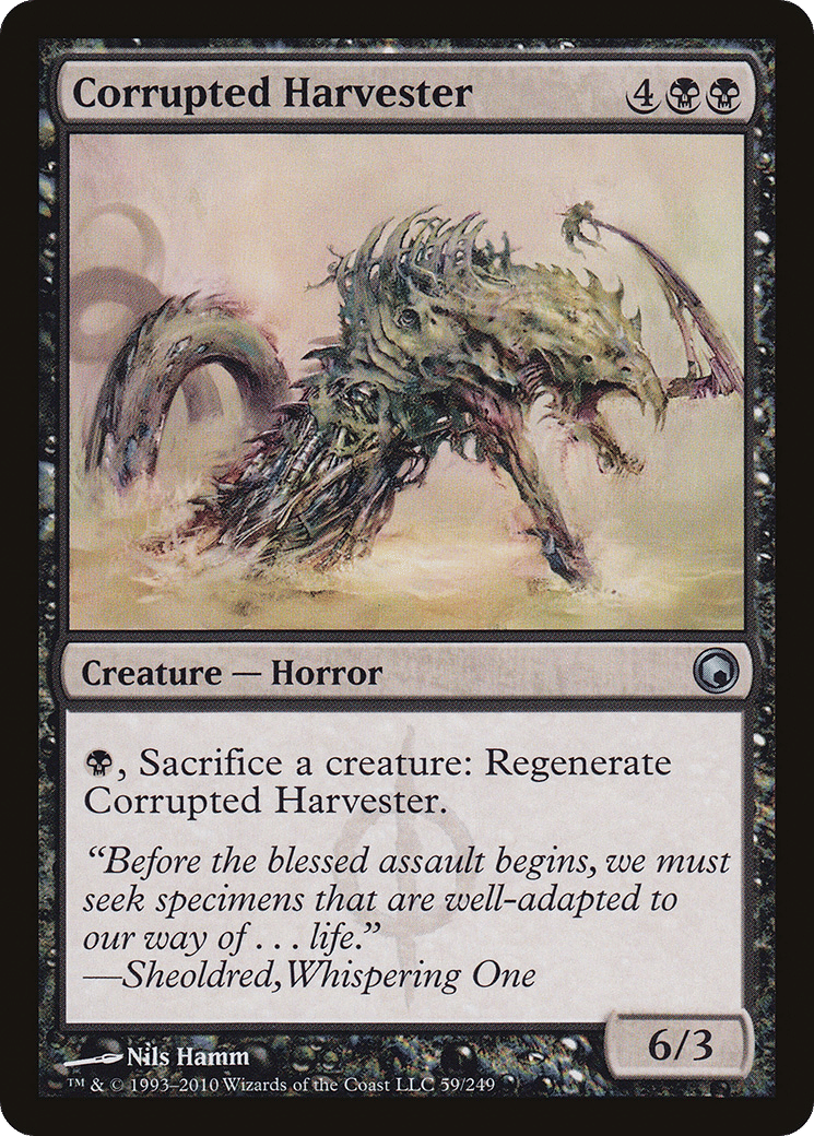 Corrupted Harvester — Scars of Mirrodin — Magic: The Gathering