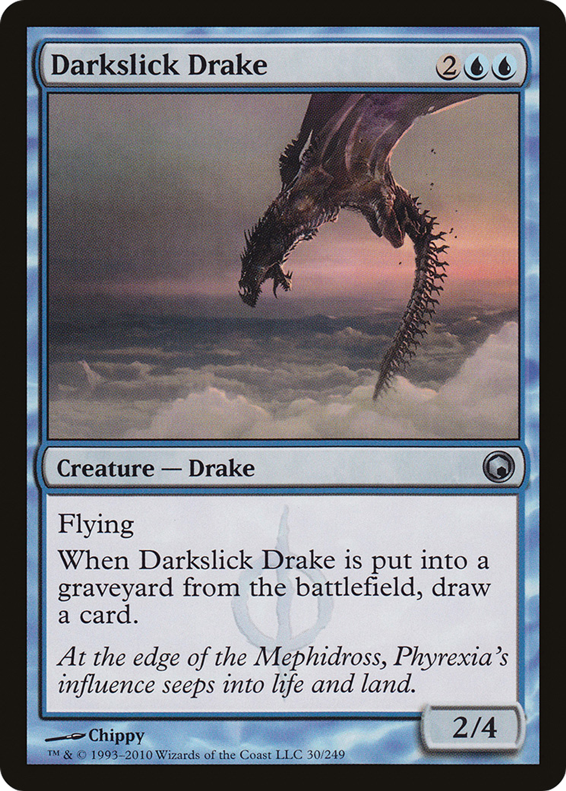 Drakôn de Nappenoire — Scars of Mirrodin — Magic: The Gathering