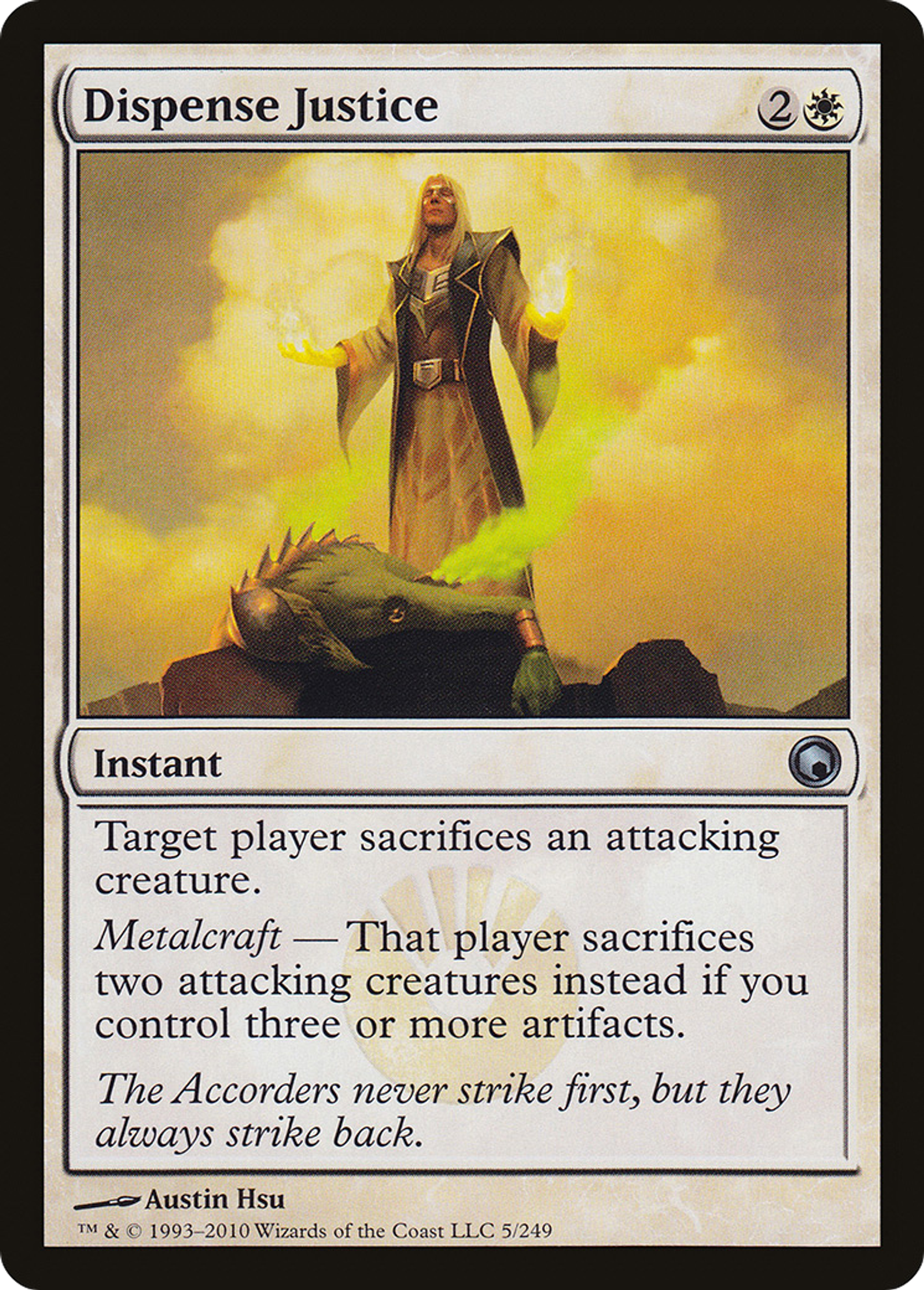 Dispense Justice — Scars of Mirrodin — Magic: The Gathering