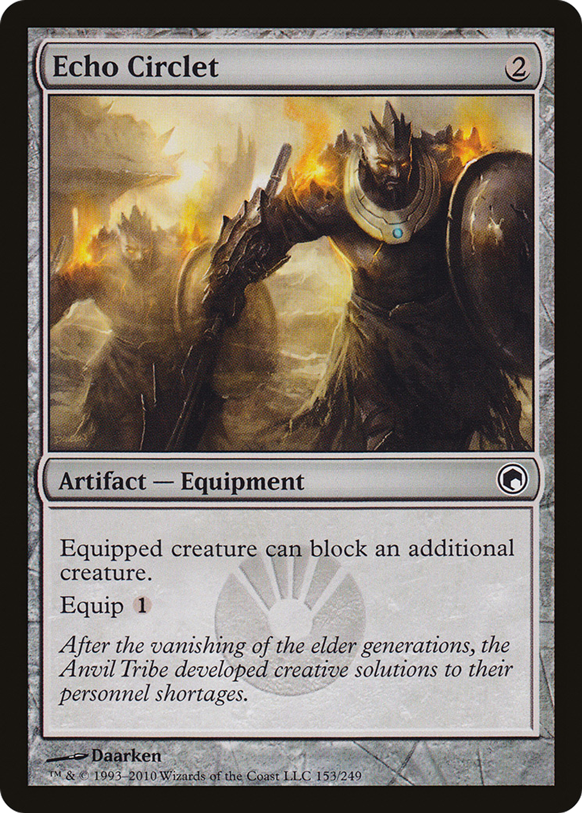 Echo Circlet — Scars of Mirrodin — Magic: The Gathering