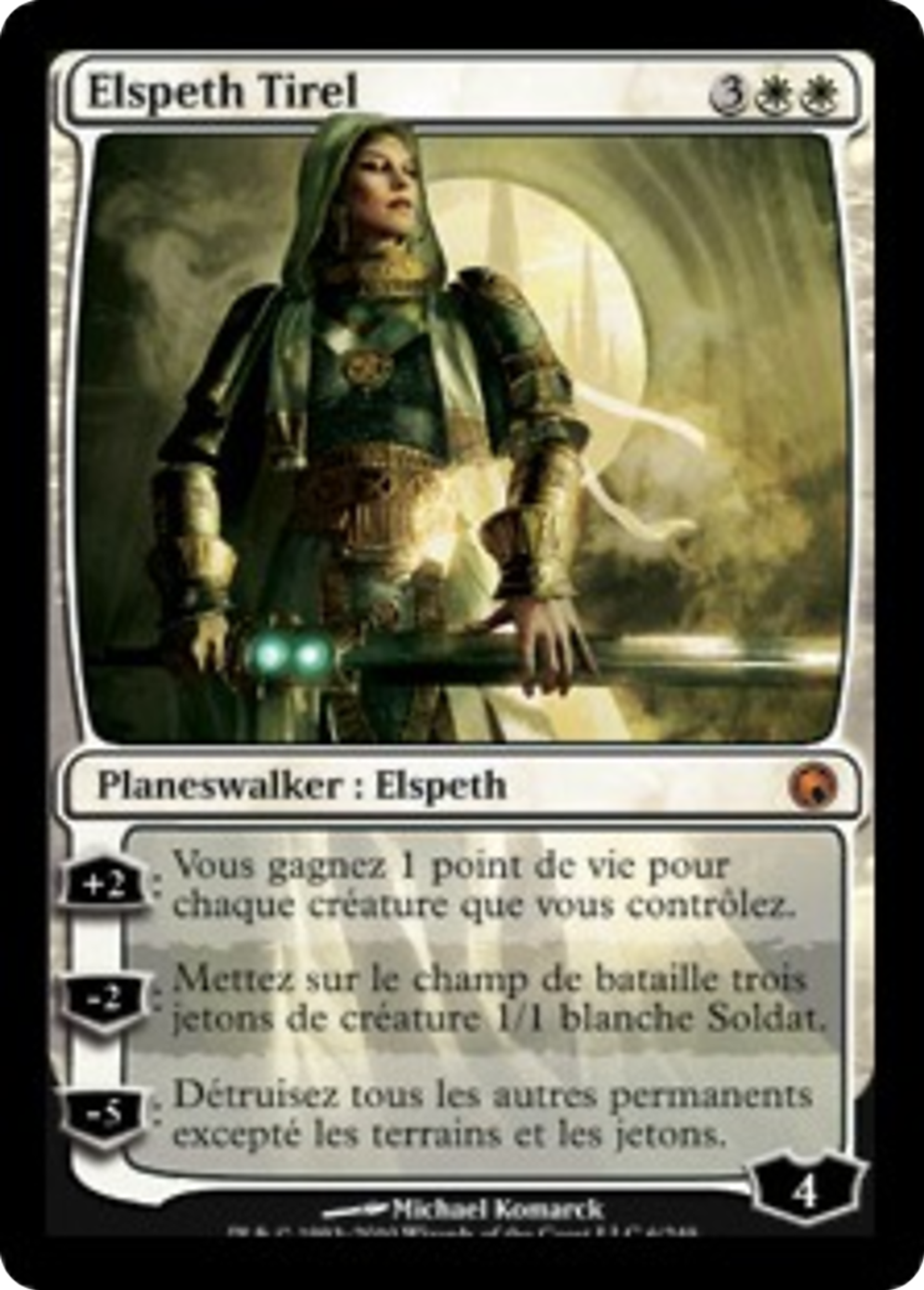 Elspeth Tirel — Scars of Mirrodin — Magic: The Gathering