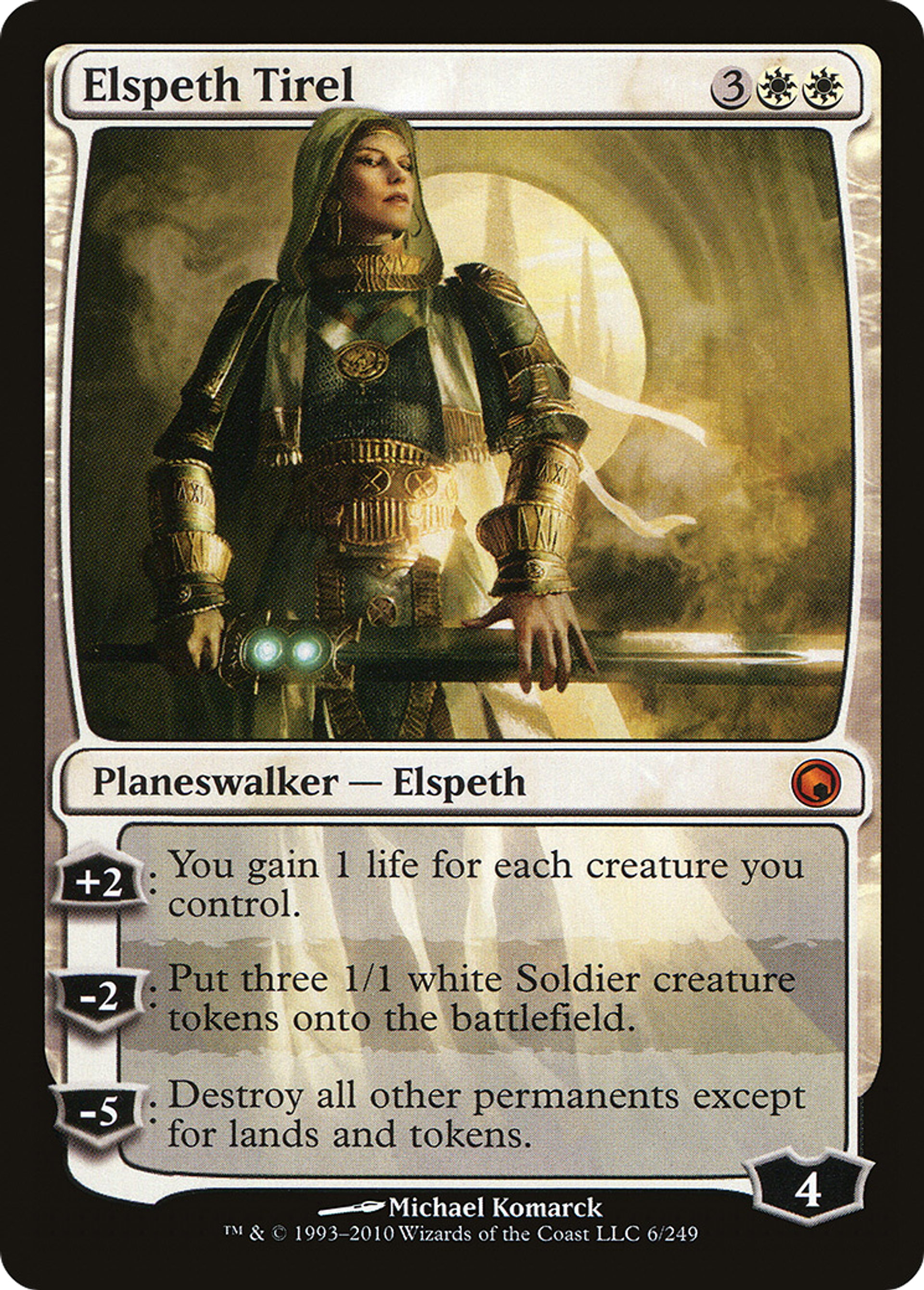 Elspeth Tirel — Scars of Mirrodin — Magic: The Gathering