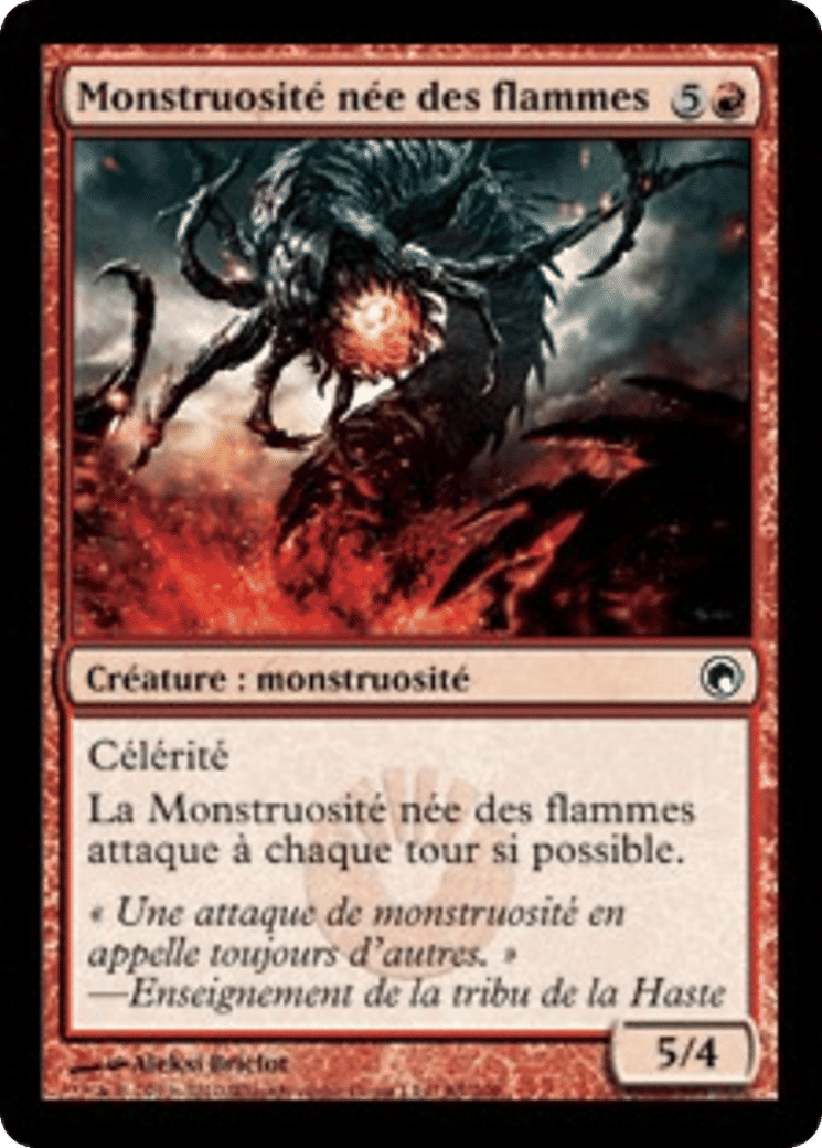 Monstruosité née des flammes — Scars of Mirrodin — Magic: The Gathering