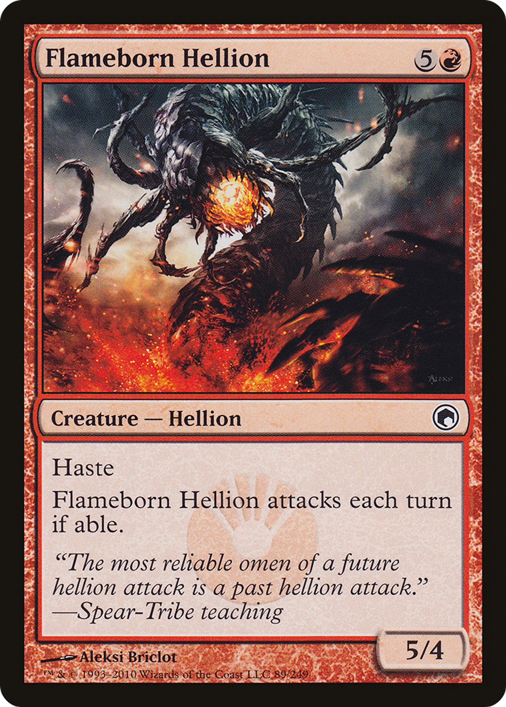 Flameborn Hellion — Scars of Mirrodin — Magic: The Gathering