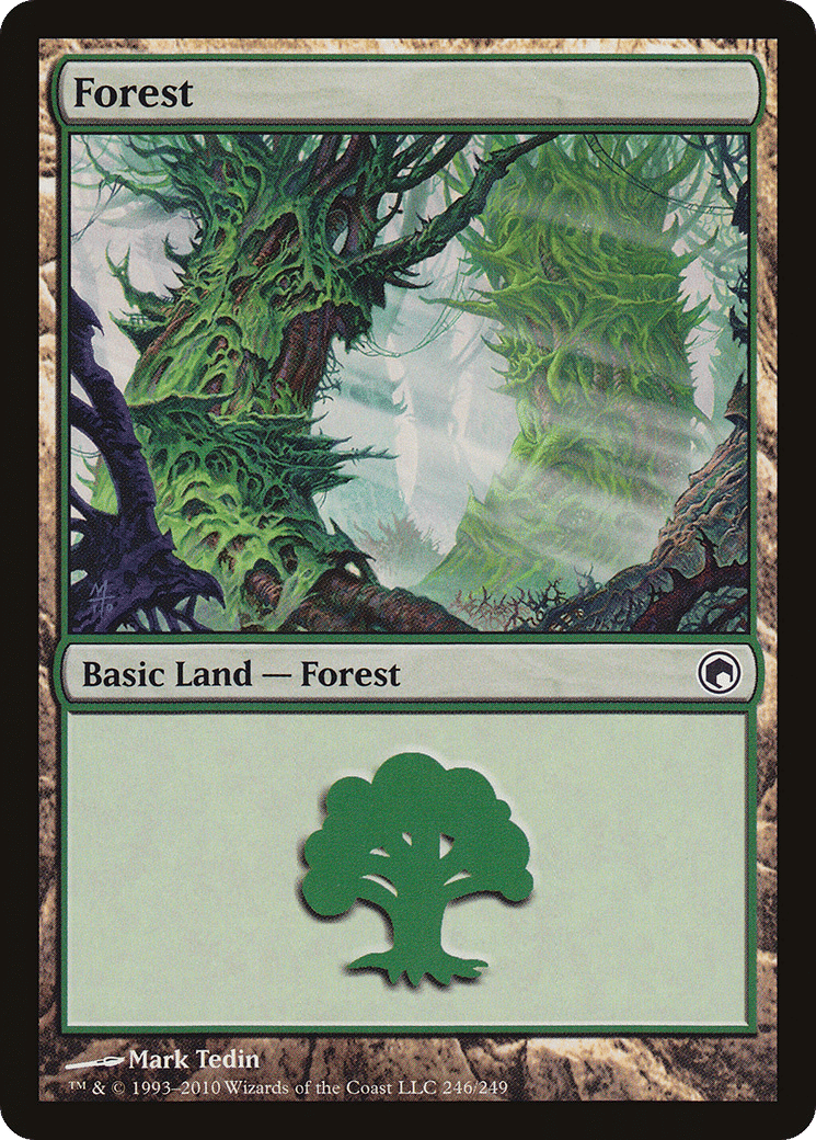 Forest — Scars of Mirrodin — Magic: The Gathering