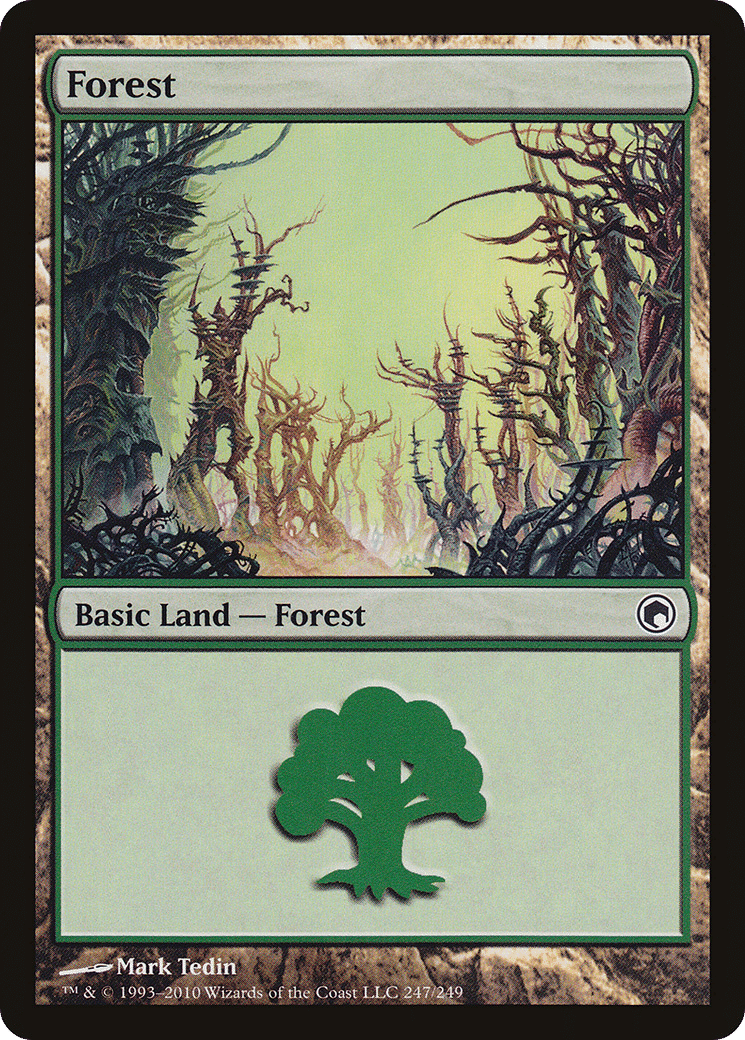 Forest — Scars of Mirrodin — Magic: The Gathering
