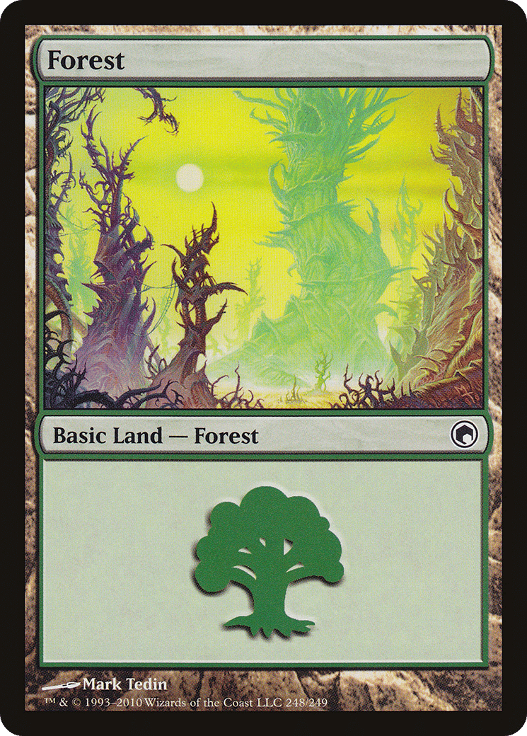 Forest — Scars of Mirrodin — Magic: The Gathering