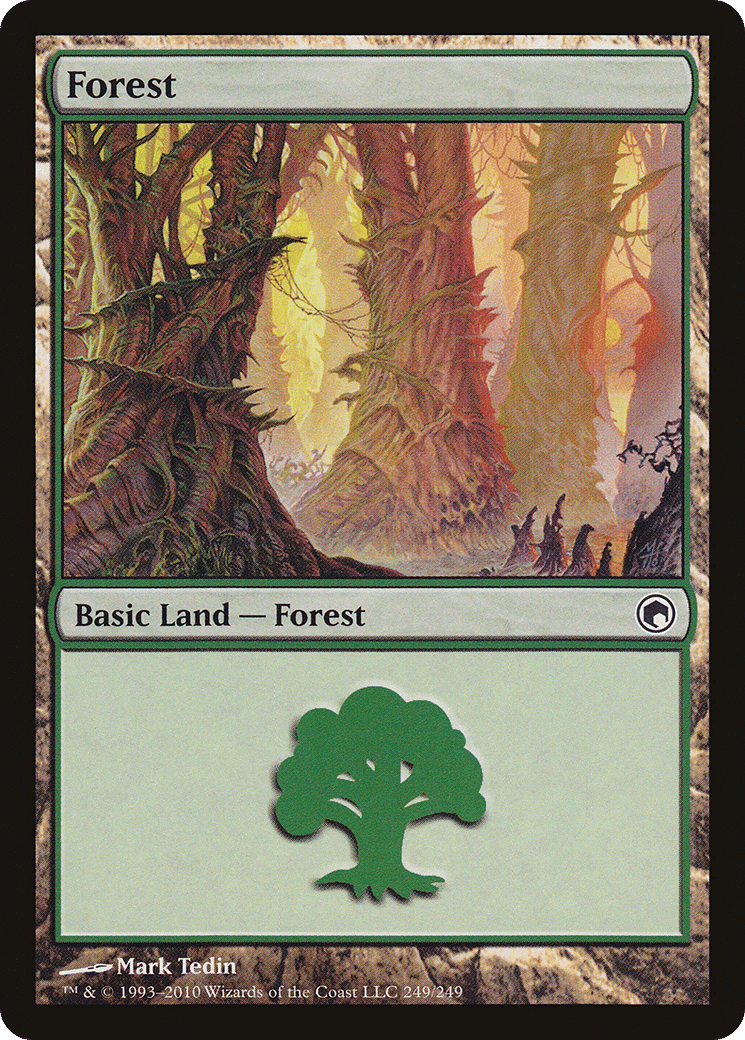 Forest — Scars of Mirrodin — Magic: The Gathering