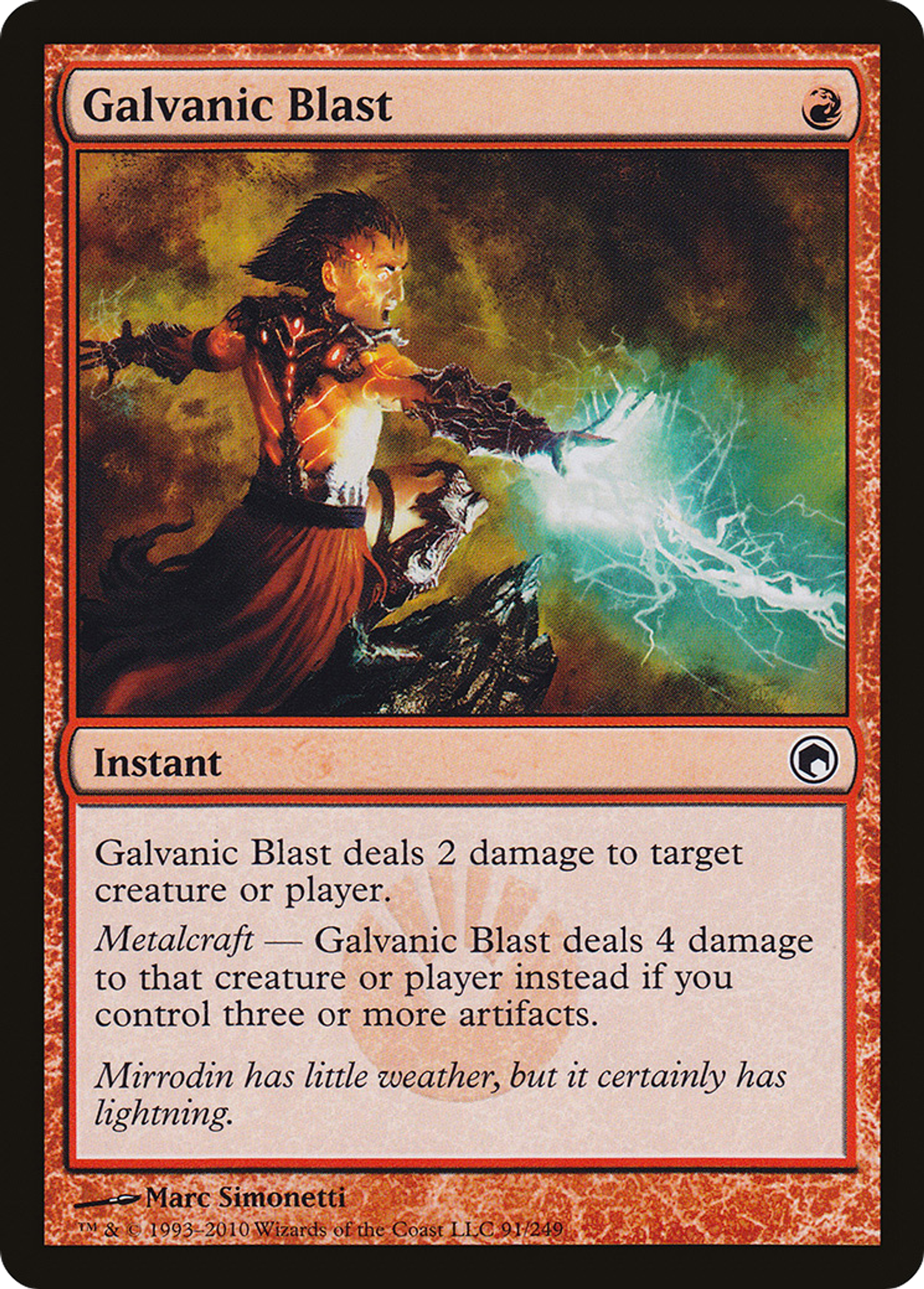 Galvanic Blast — Scars of Mirrodin — Magic: The Gathering