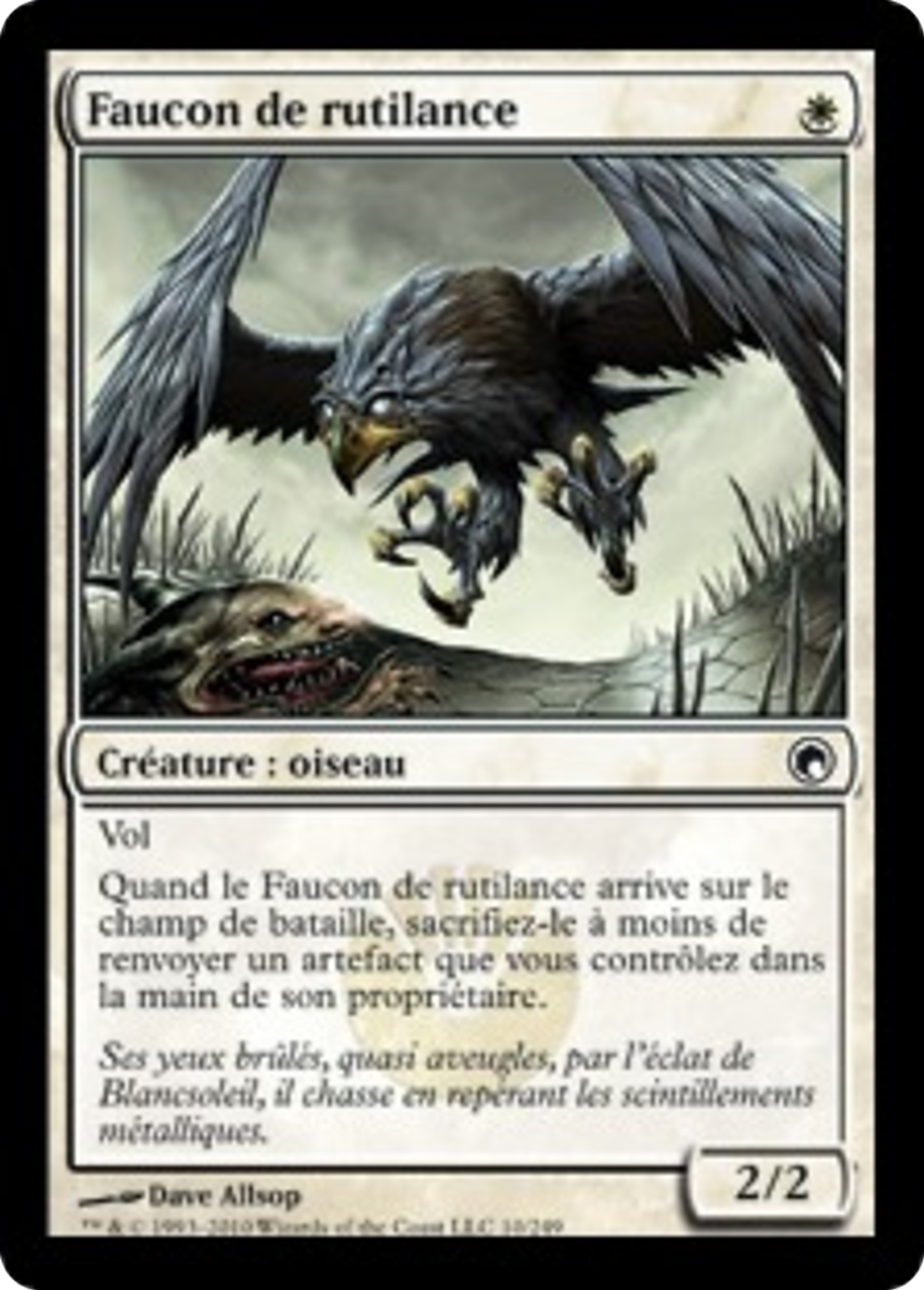 Faucon de rutilance — Scars of Mirrodin — Magic: The Gathering