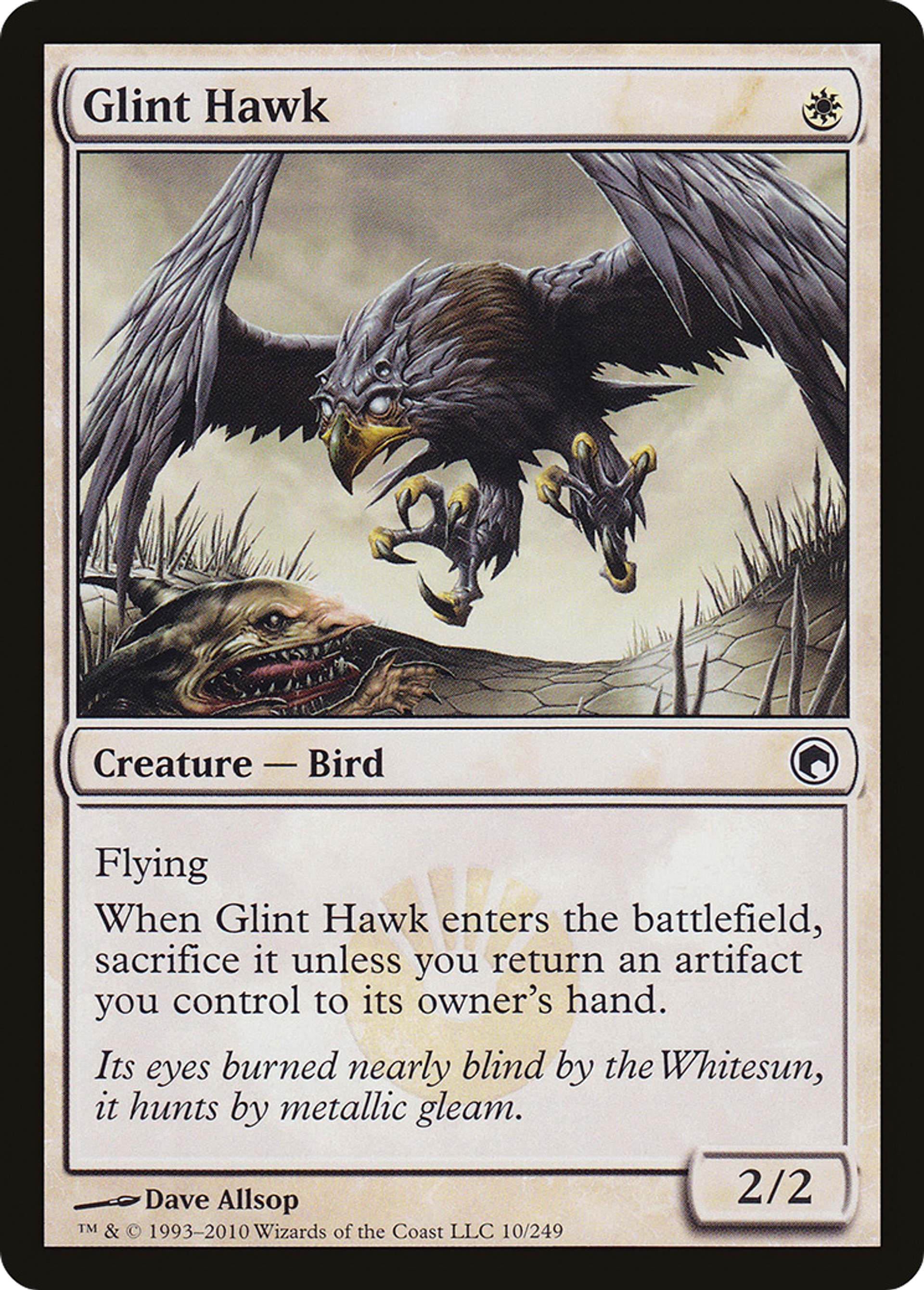 Glint Hawk — Scars of Mirrodin — Magic: The Gathering