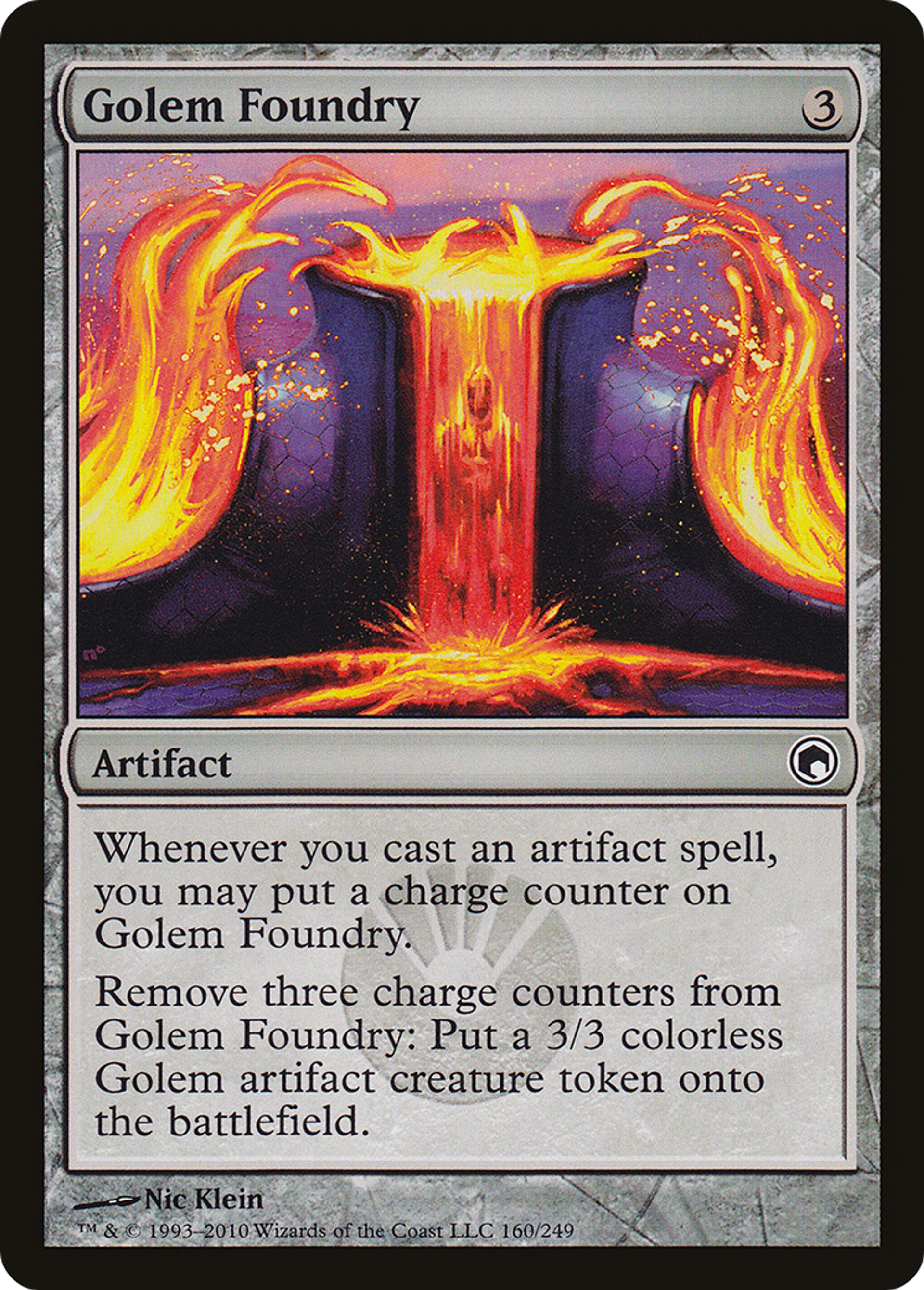 Golem Foundry — Scars of Mirrodin — Magic: The Gathering