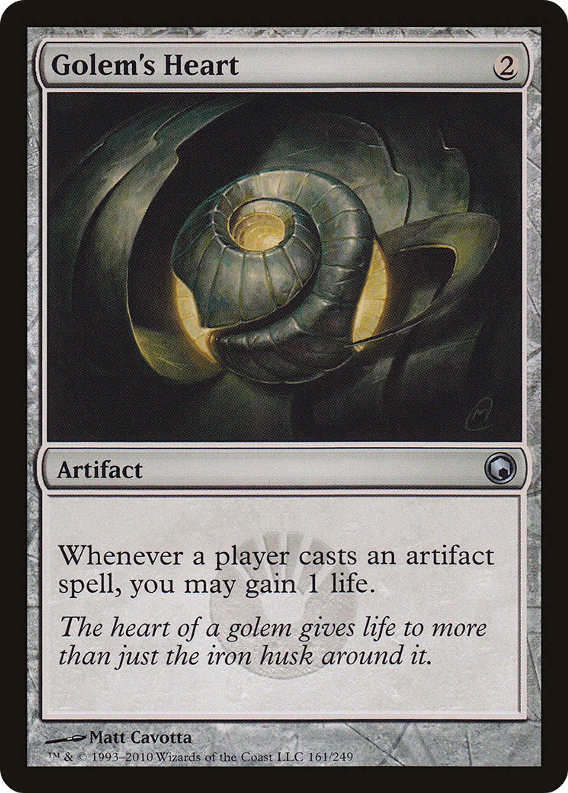 Golem's Heart — Scars of Mirrodin — Magic: The Gathering