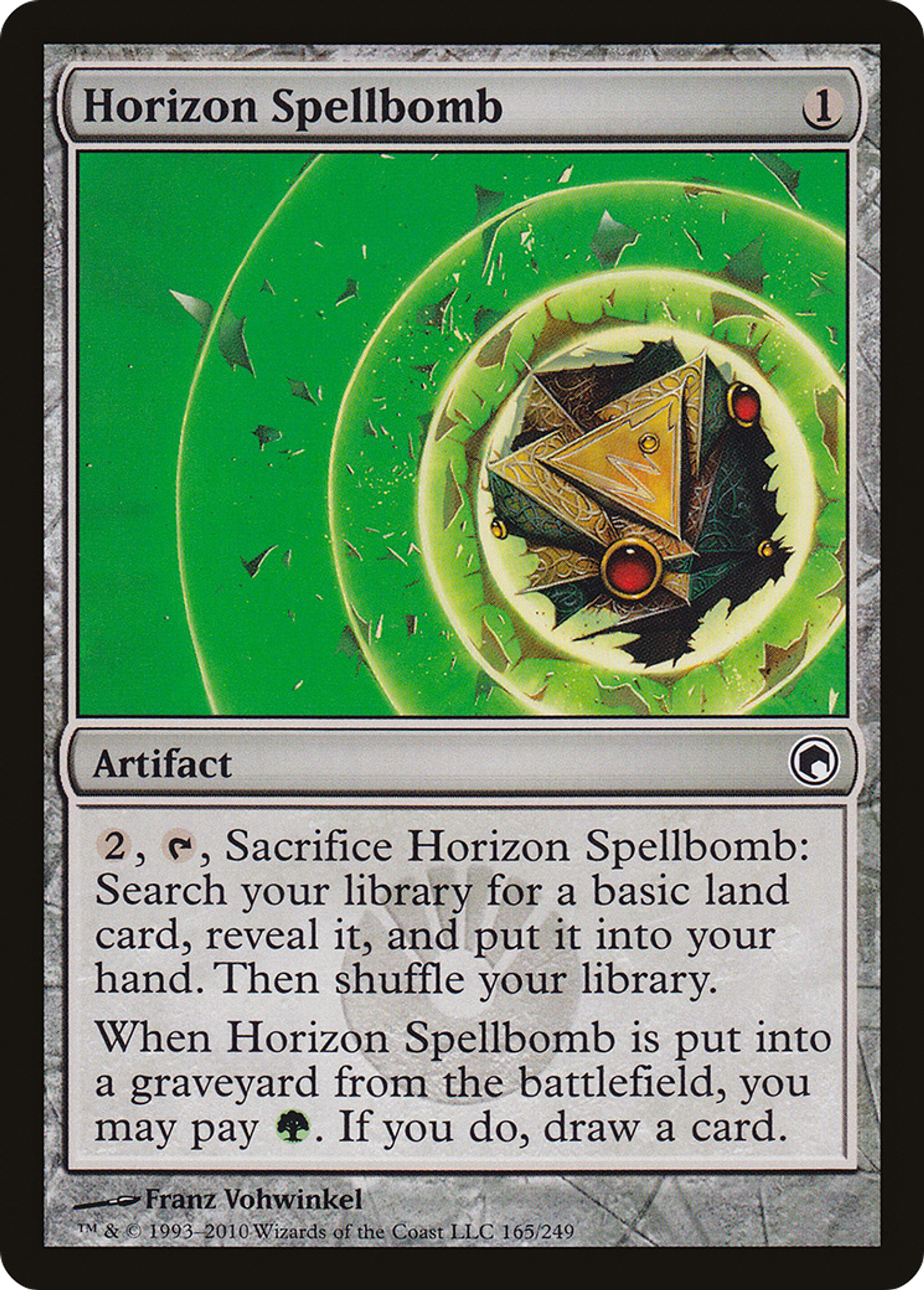 Horizon Spellbomb — Scars of Mirrodin — Magic: The Gathering