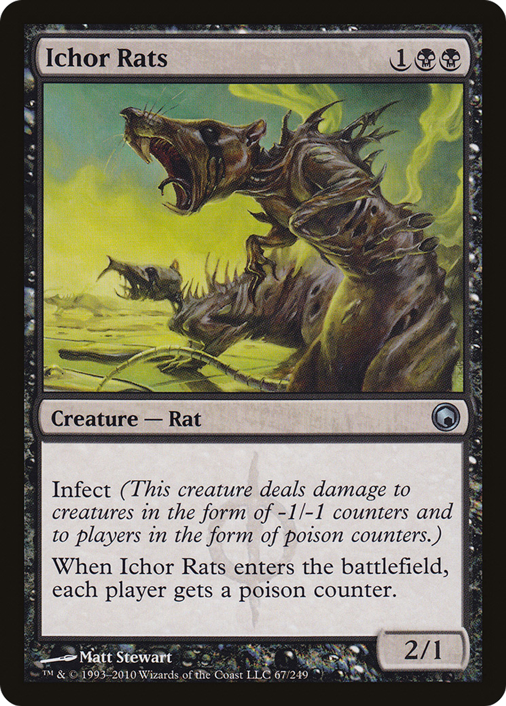 Ichor Rats — Scars of Mirrodin — Magic: The Gathering