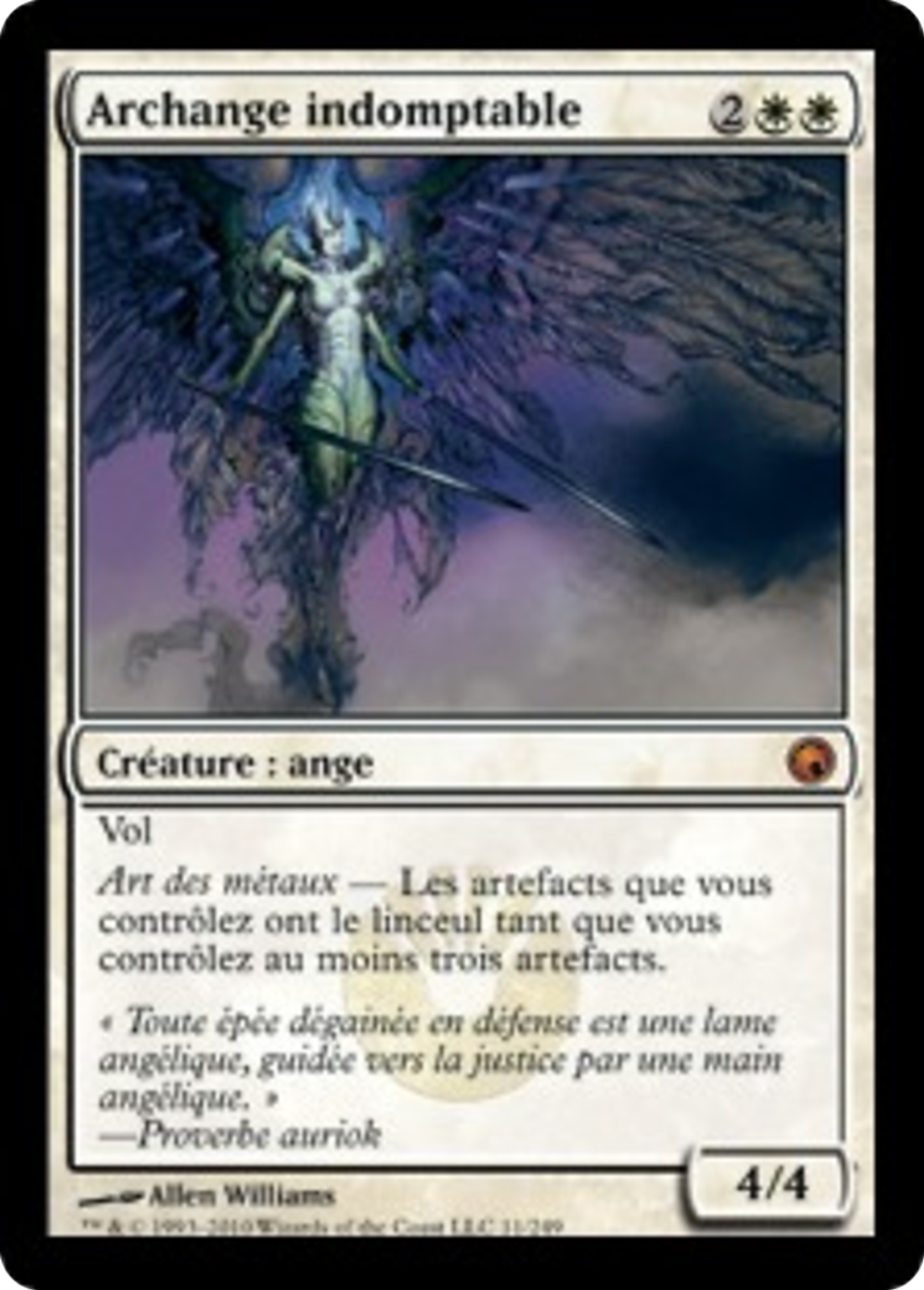 Archange indomptable — Scars of Mirrodin — Magic: The Gathering