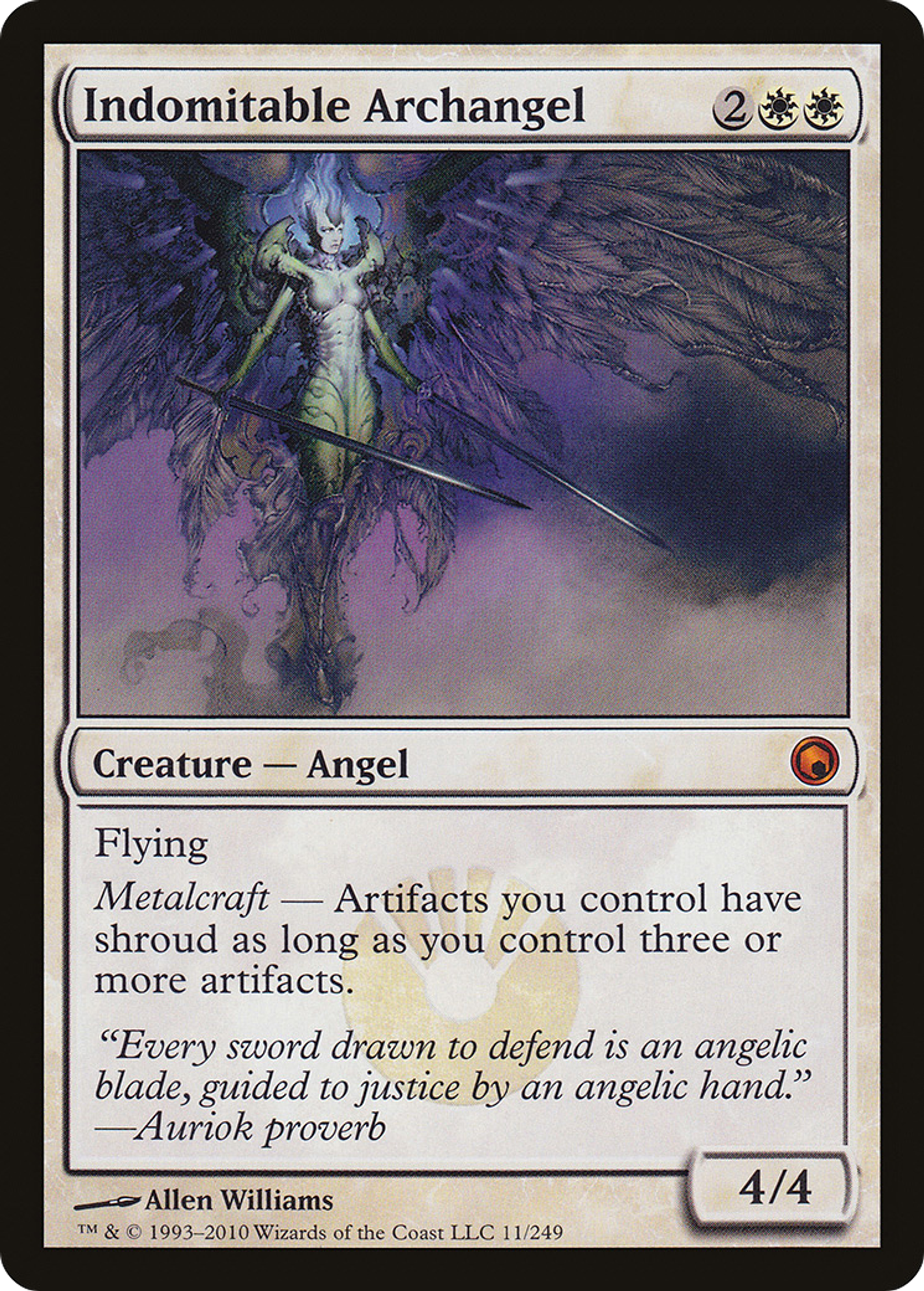 Indomitable Archangel — Scars of Mirrodin — Magic: The Gathering