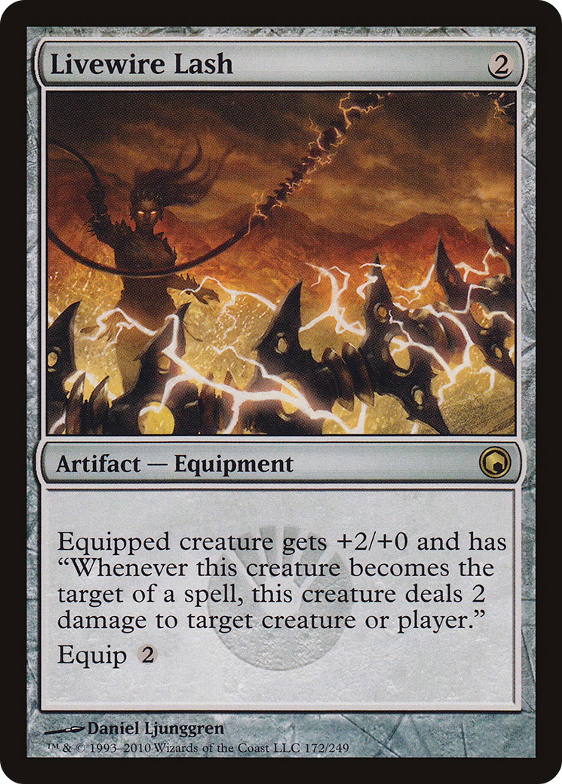 Livewire Lash — Scars of Mirrodin — Magic: The Gathering