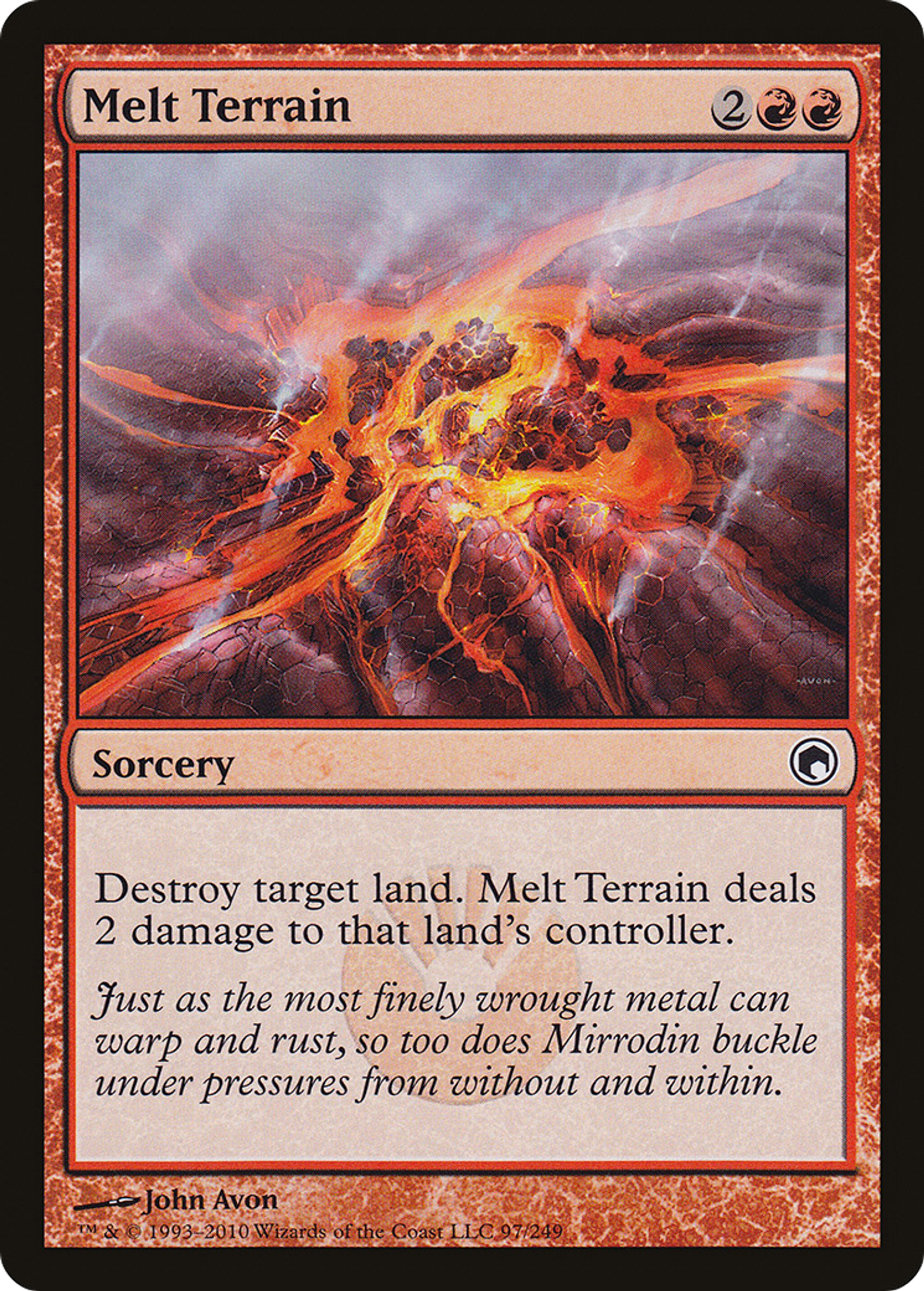 Melt Terrain — Scars of Mirrodin — Magic: The Gathering