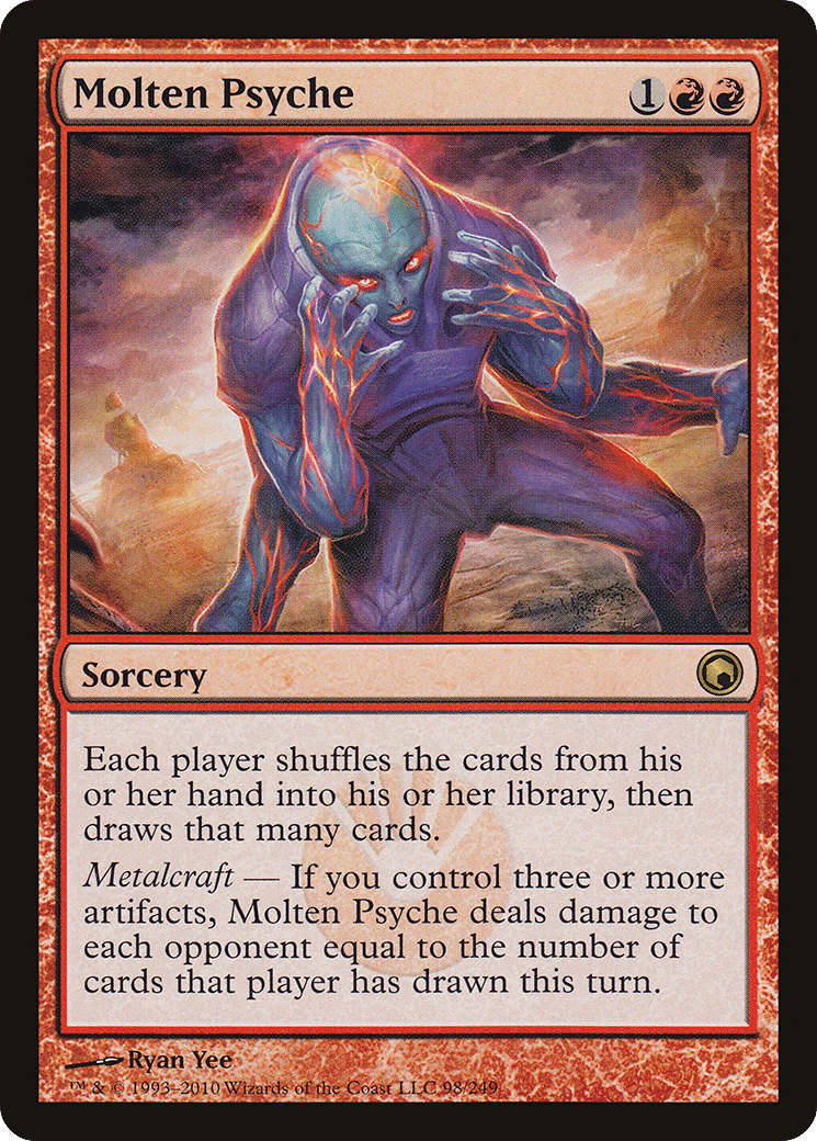 Molten Psyche — Scars of Mirrodin — Magic: The Gathering