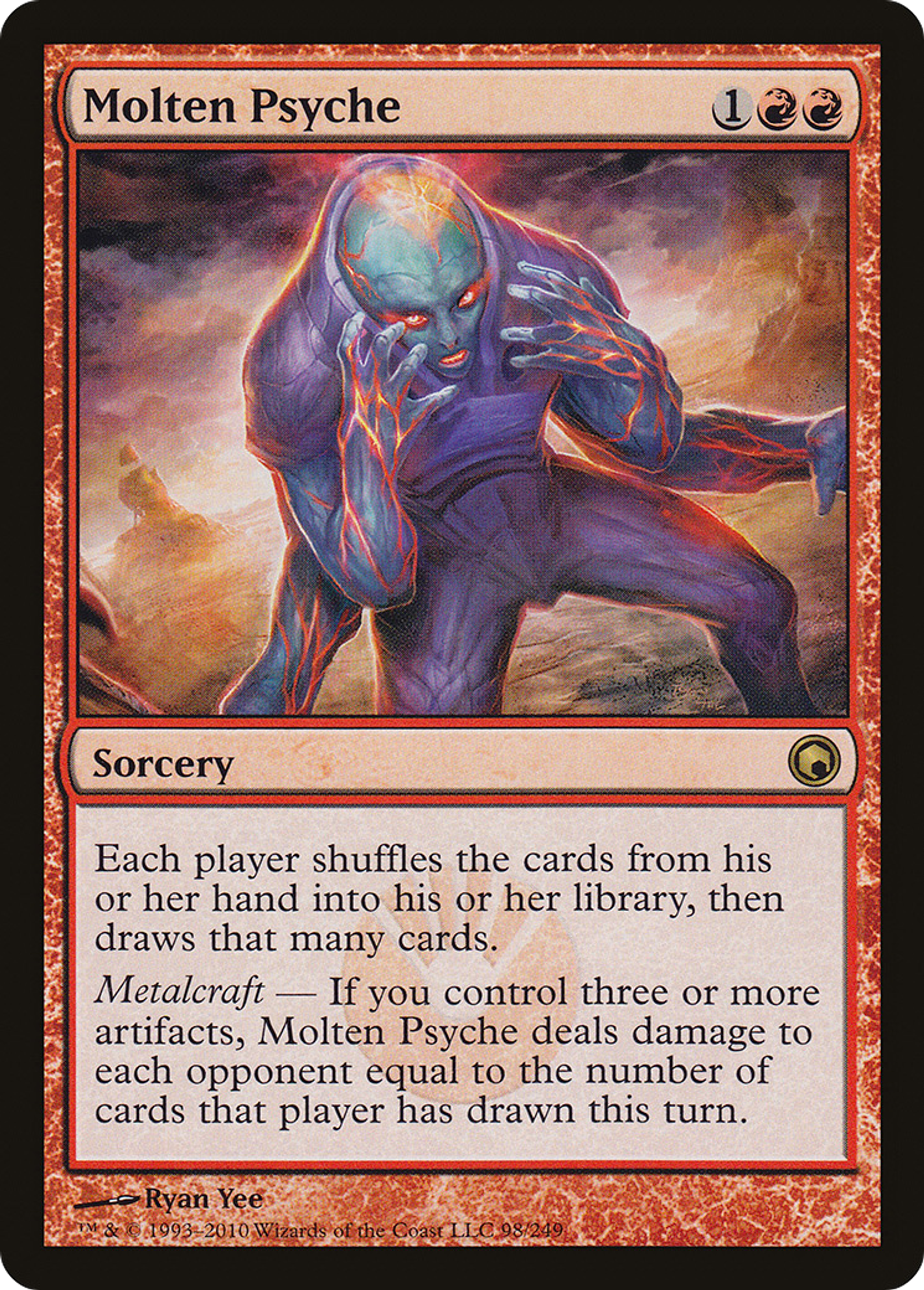 Molten Psyche — Scars of Mirrodin — Magic: The Gathering