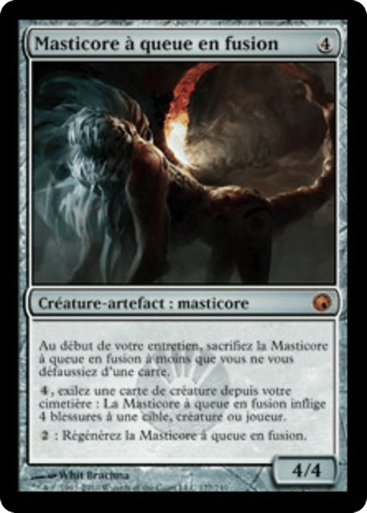 Masticore à queue en fusion — Scars of Mirrodin — Magic: The Gathering