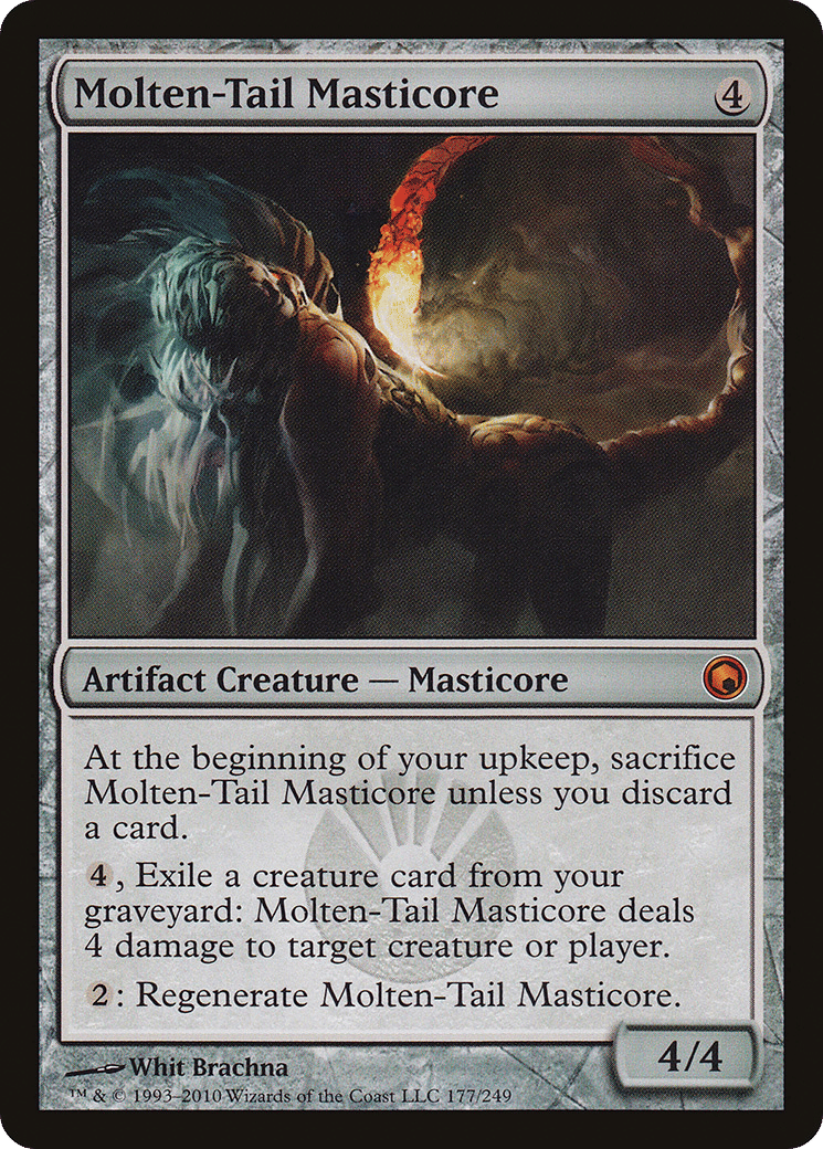 Molten-Tail Masticore — Scars of Mirrodin — Magic: The Gathering