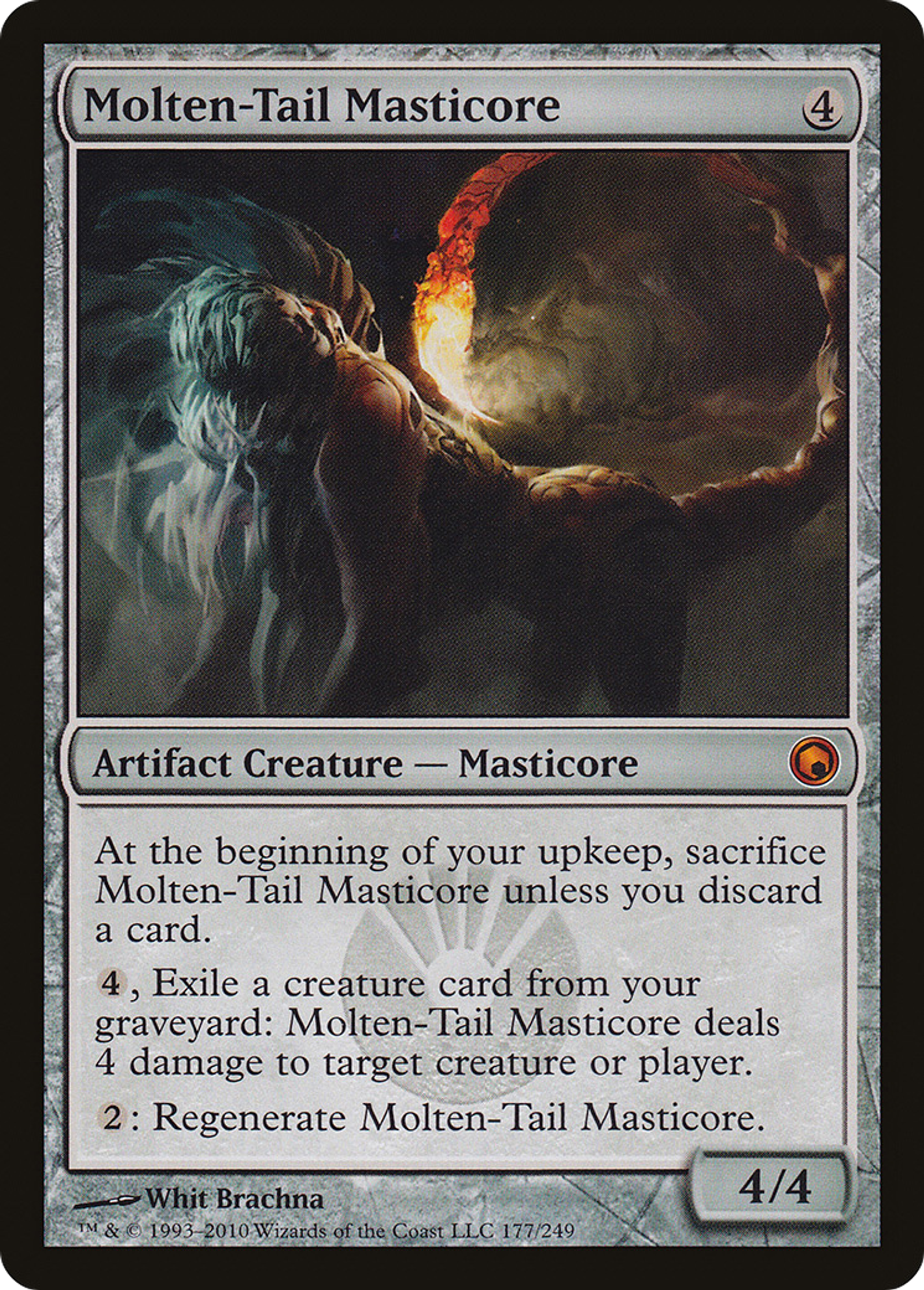 Molten-Tail Masticore — Scars of Mirrodin — Magic: The Gathering
