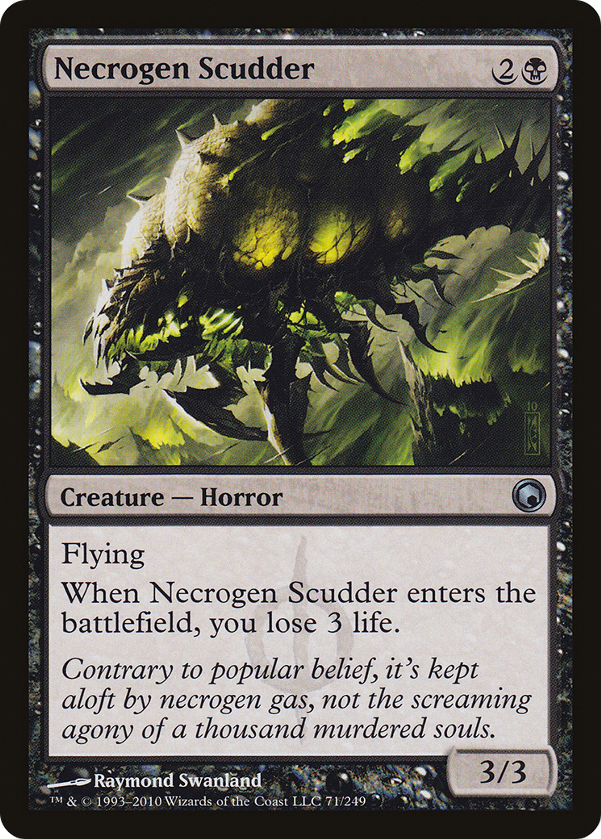 Necrogen Scudder — Scars of Mirrodin — Magic: The Gathering