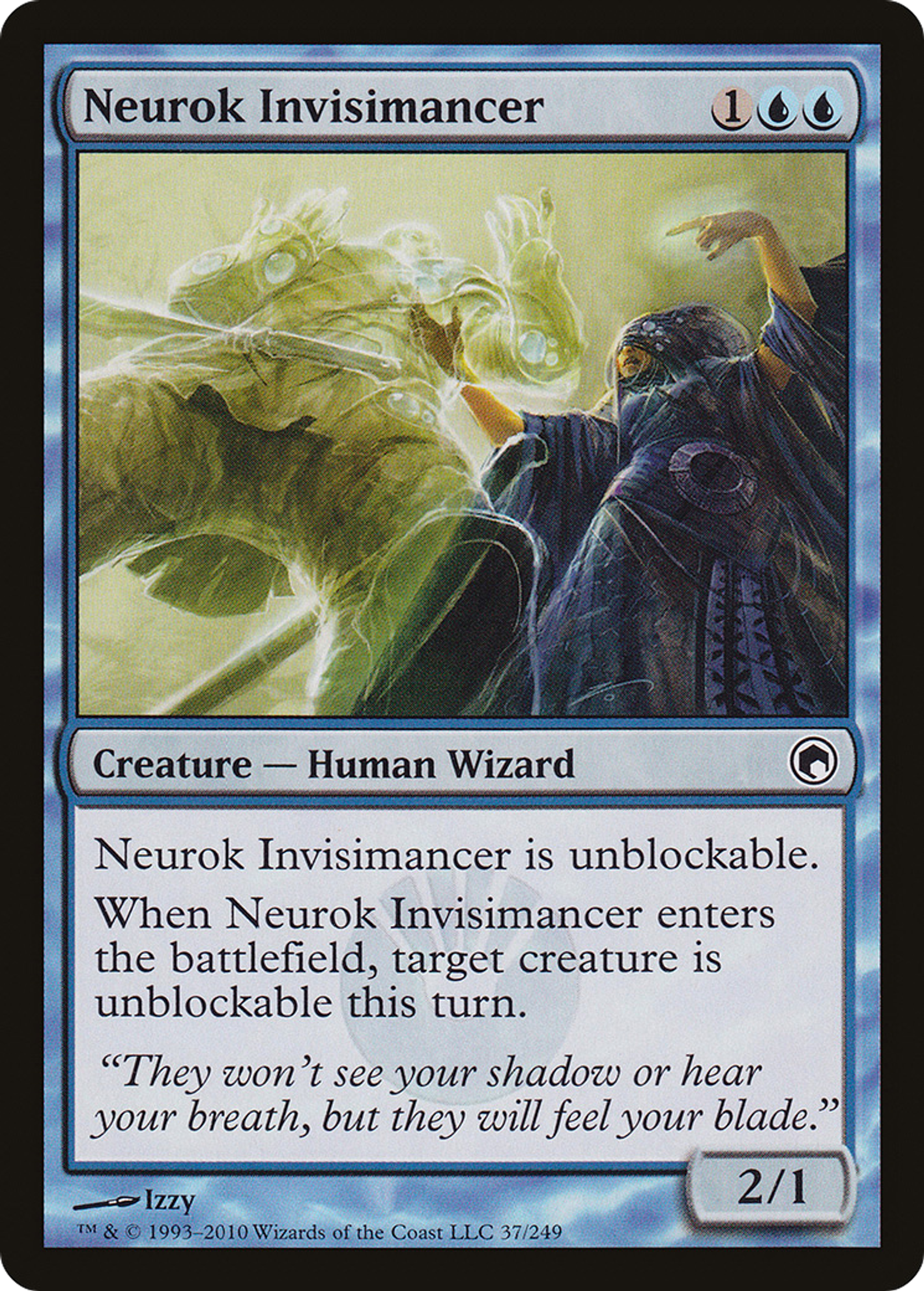Invisimancien neurok — Scars of Mirrodin — Magic: The Gathering