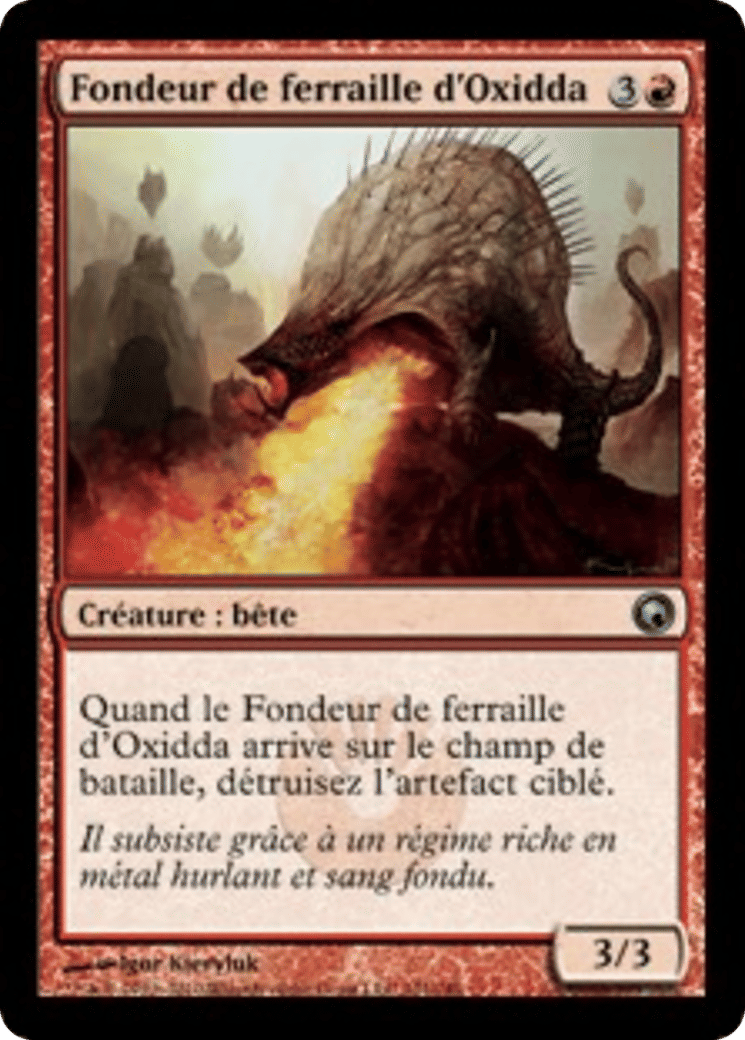 Fondeur de ferraille d'Oxidda — Scars of Mirrodin — Magic: The Gathering