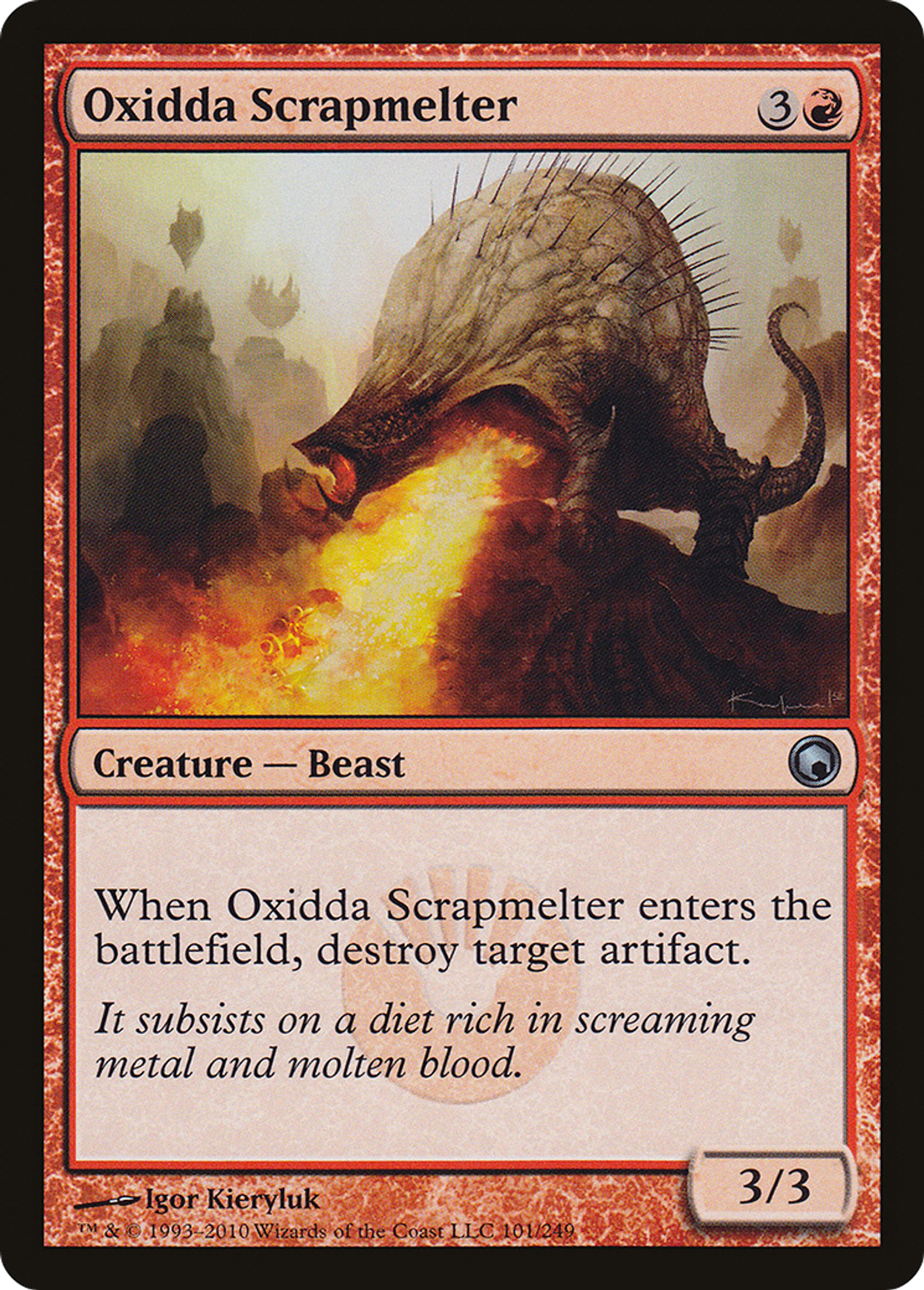 Fondeur de ferraille d'Oxidda — Scars of Mirrodin — Magic: The Gathering