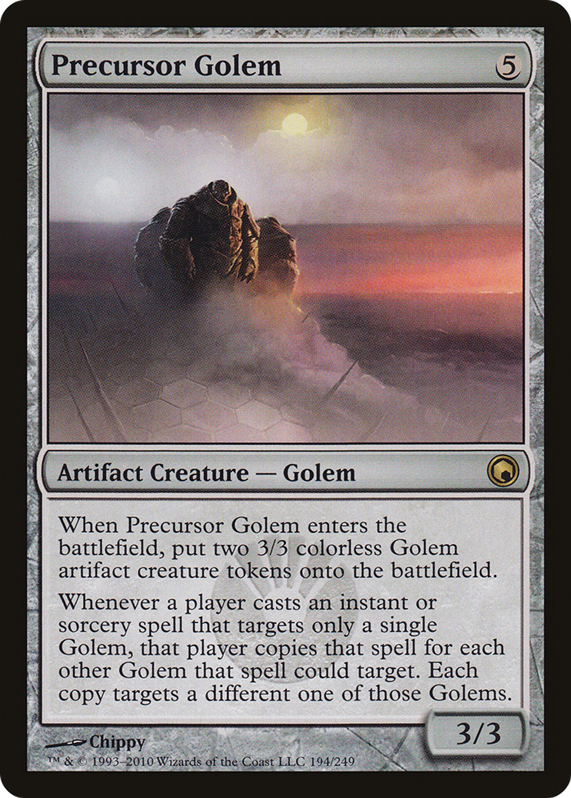 Precursor Golem — Scars of Mirrodin — Magic: The Gathering