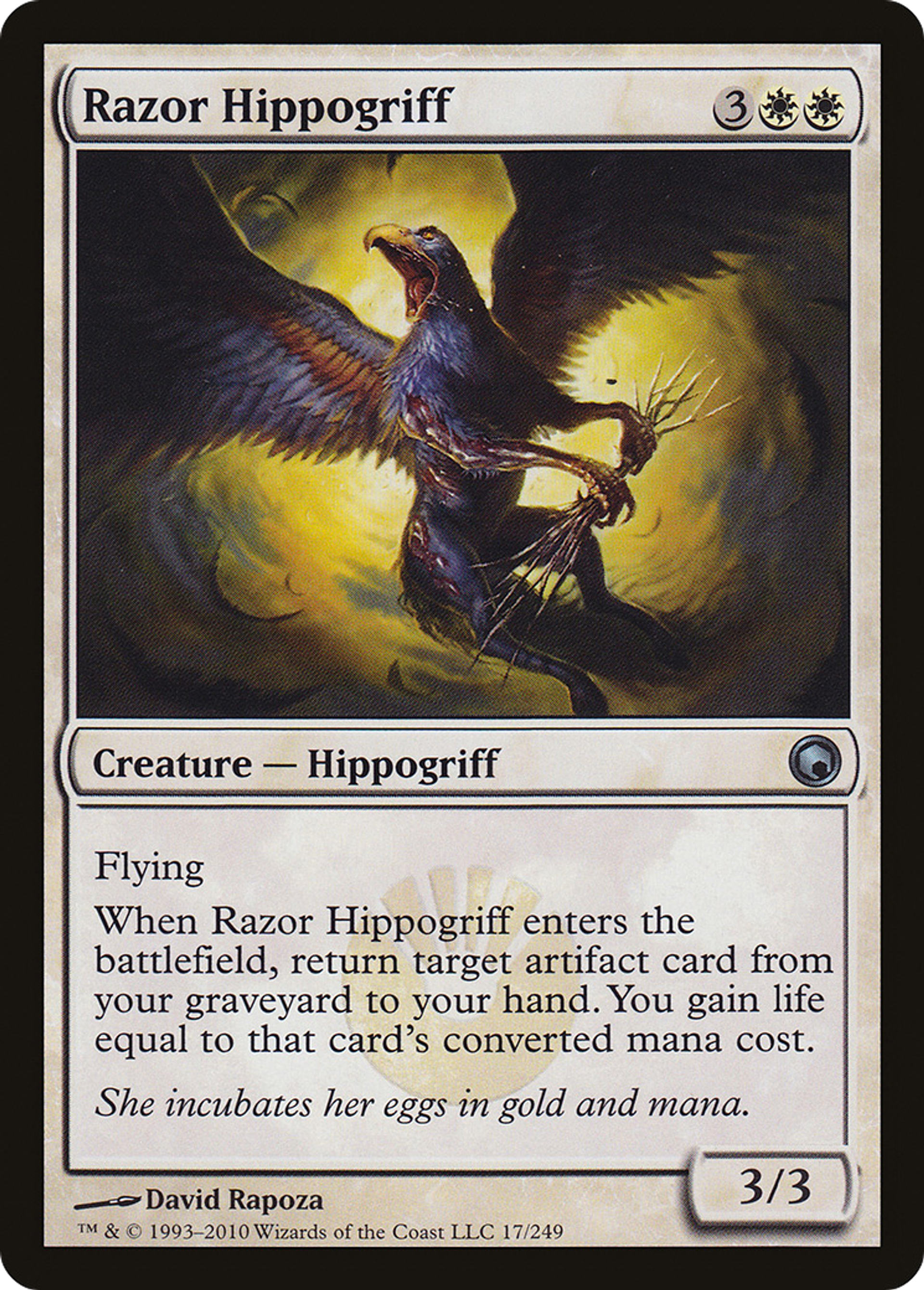 Razor Hippogriff — Scars of Mirrodin — Magic: The Gathering