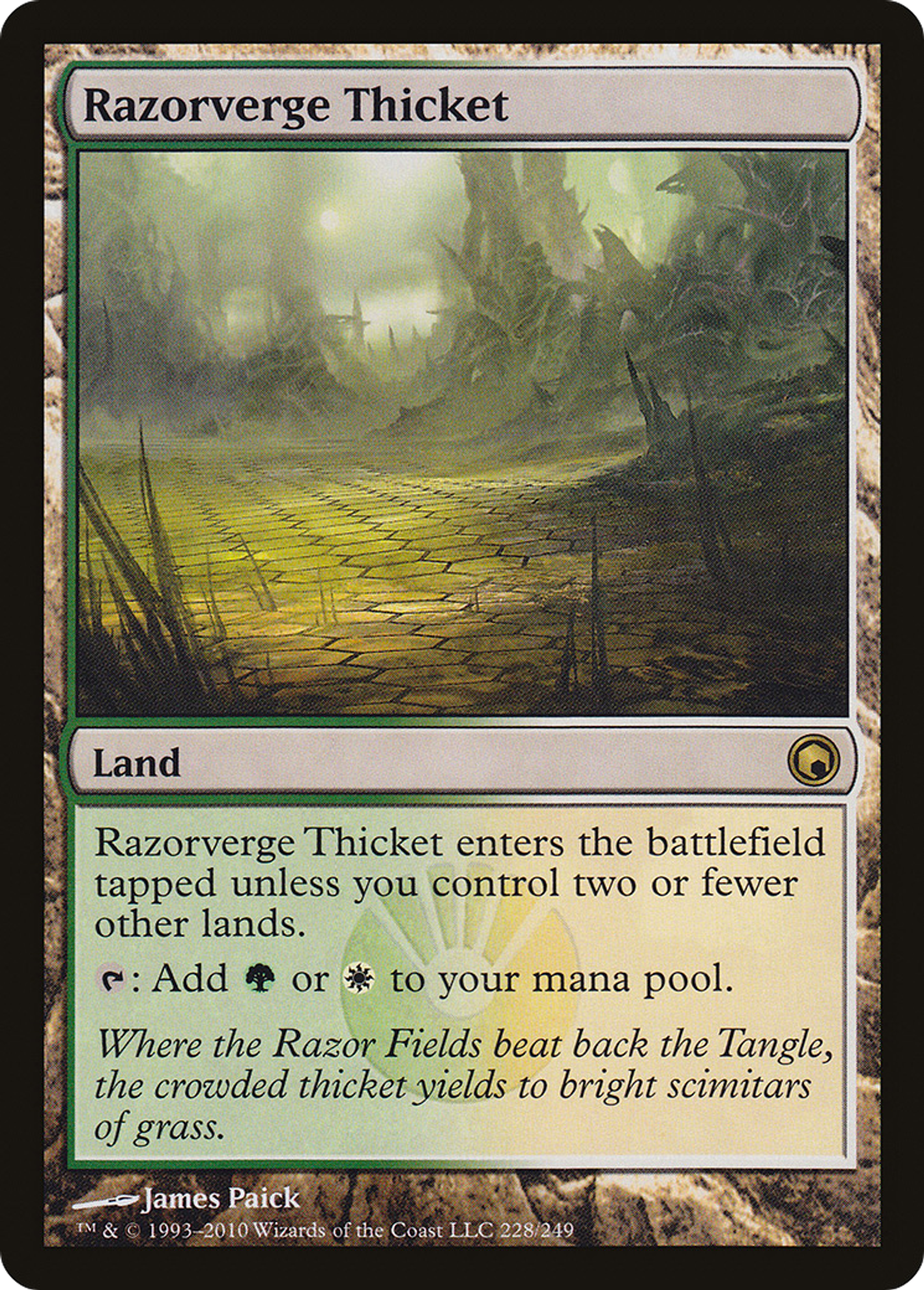 Razorverge Thicket — Scars of Mirrodin — Magic: The Gathering