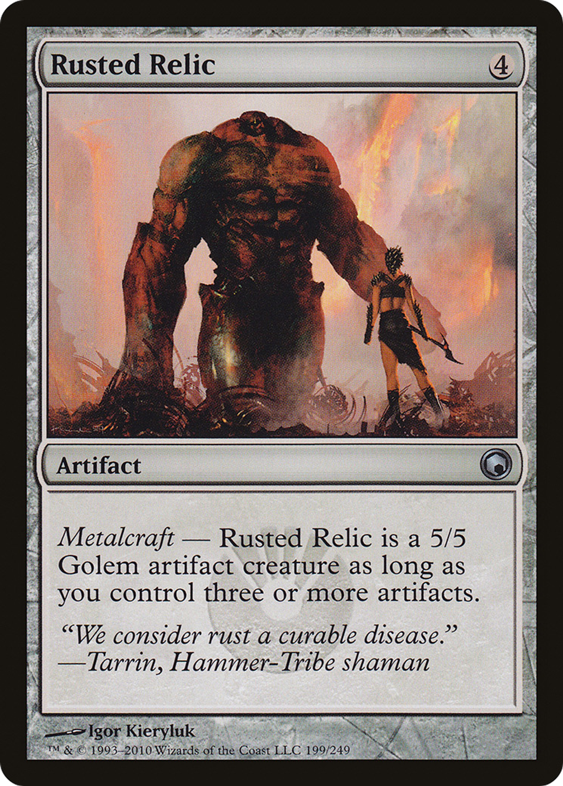 Relique rouillée — Scars of Mirrodin — Magic: The Gathering
