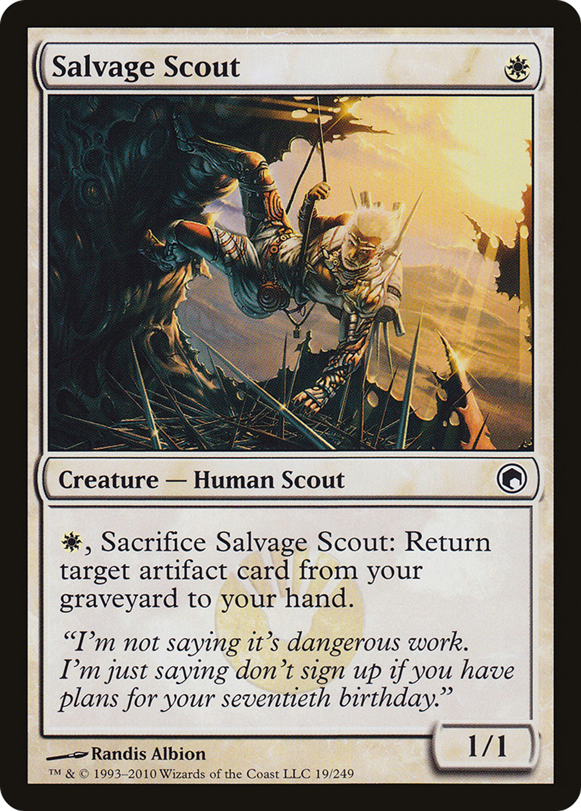 Salvage Scout — Scars of Mirrodin — Magic: The Gathering