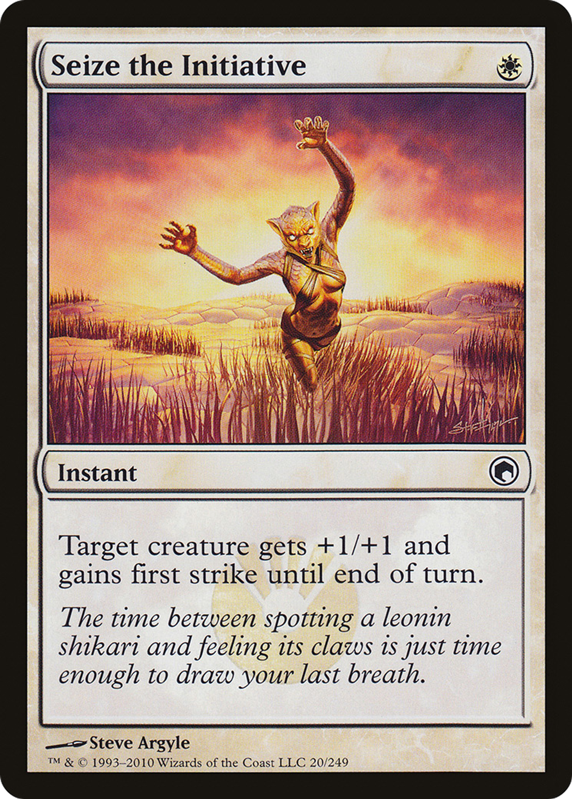 Seize the Initiative — Scars of Mirrodin — Magic: The Gathering