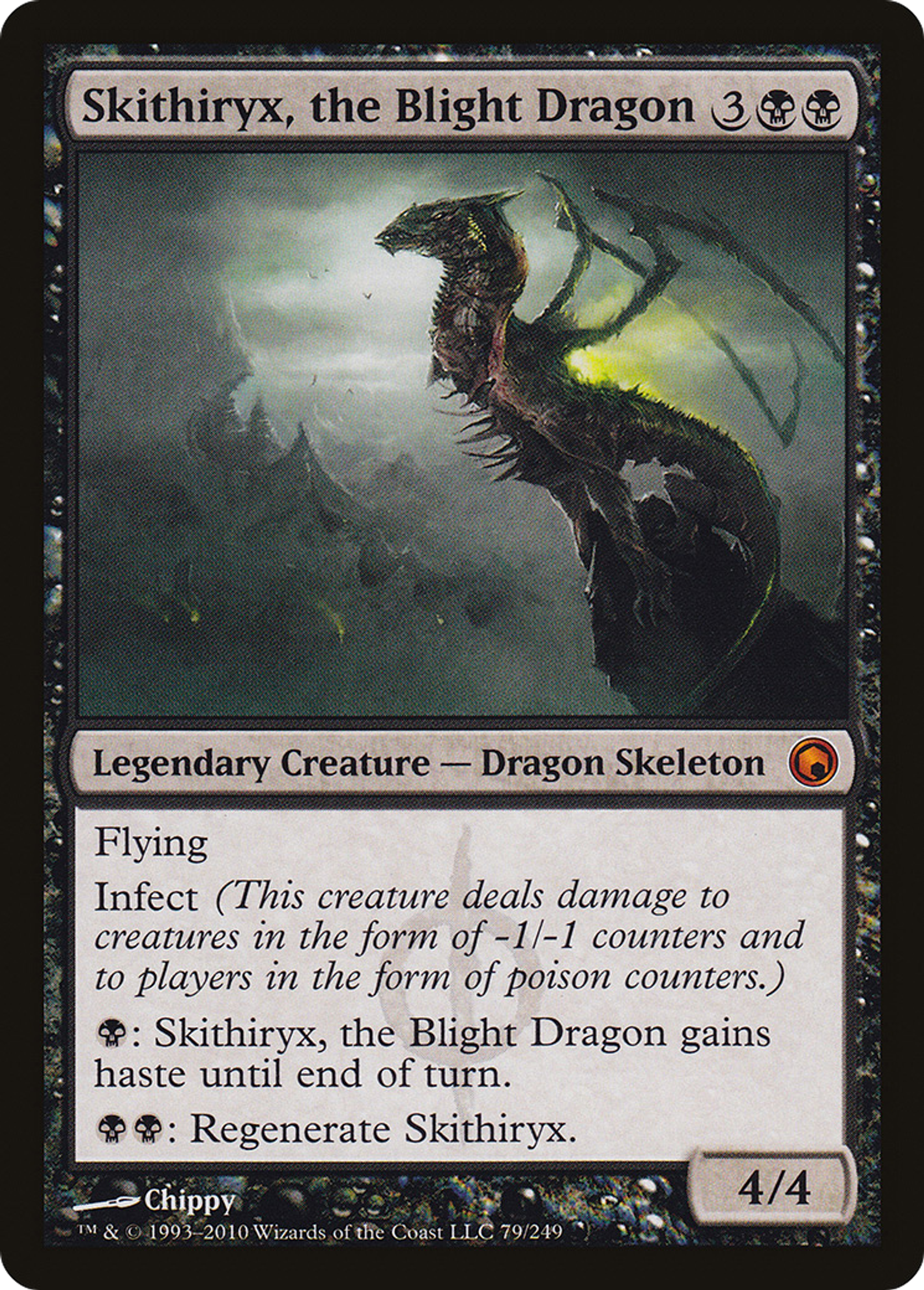 Skithiryx, the Blight Dragon — Scars of Mirrodin — Magic: The Gathering