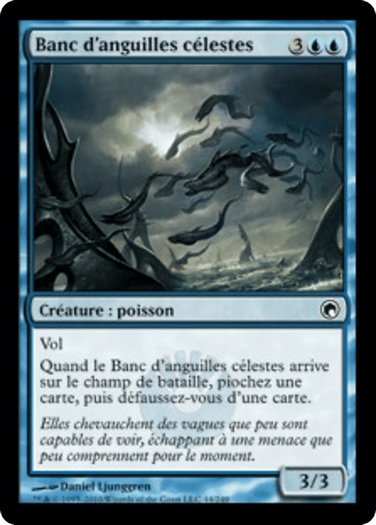 Banc d'anguilles célestes — Scars of Mirrodin — Magic: The Gathering
