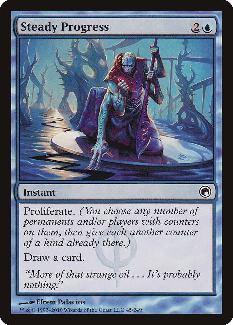 Steady Progress — Scars of Mirrodin — Magic: The Gathering